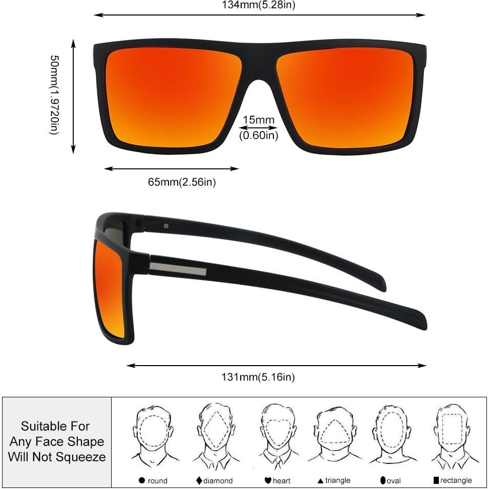Gafas de sol polarizadas 2020 VentiVenti UV400 para hombres