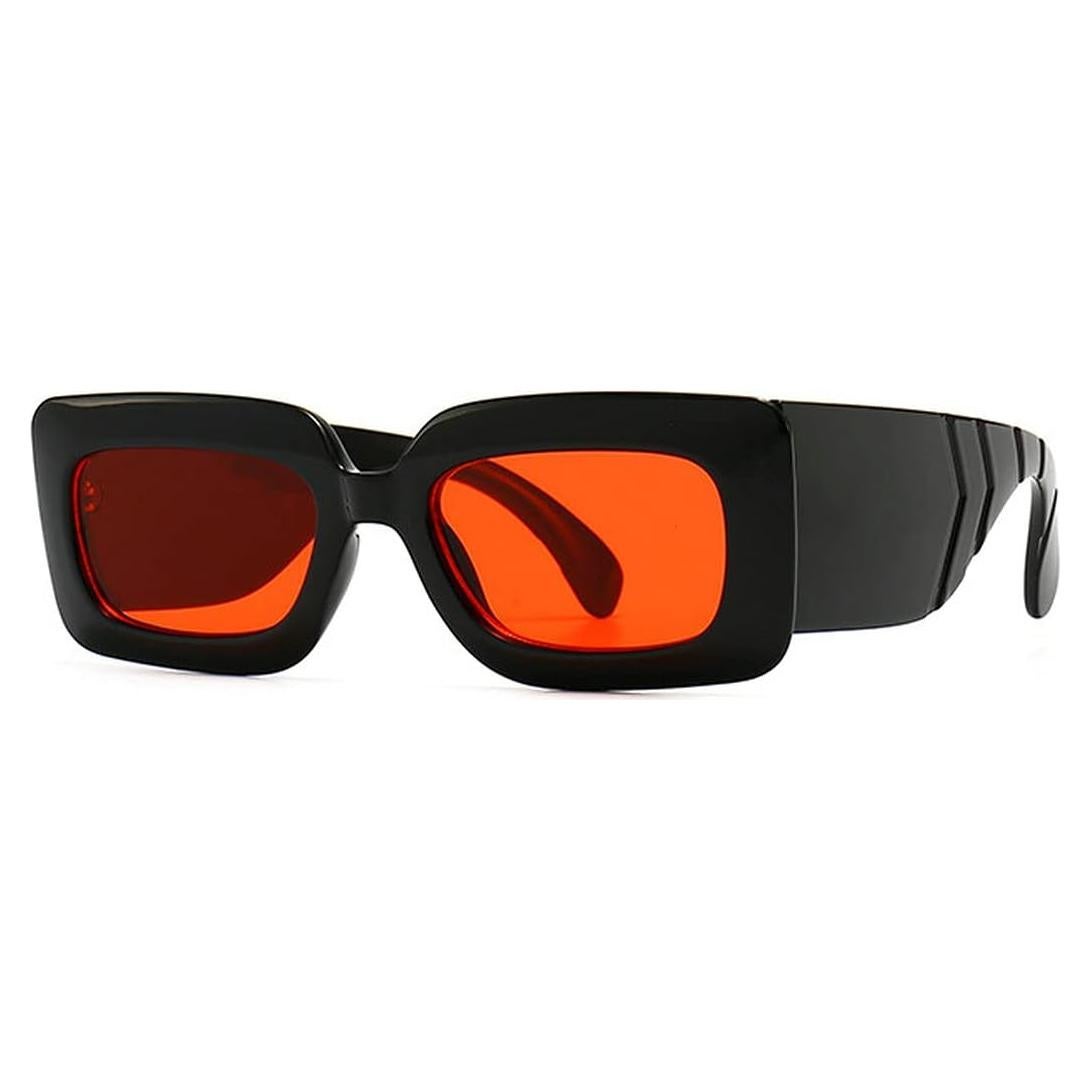 Gafas de Sol Rectangulares Laureles 050 Verde Fluorescente