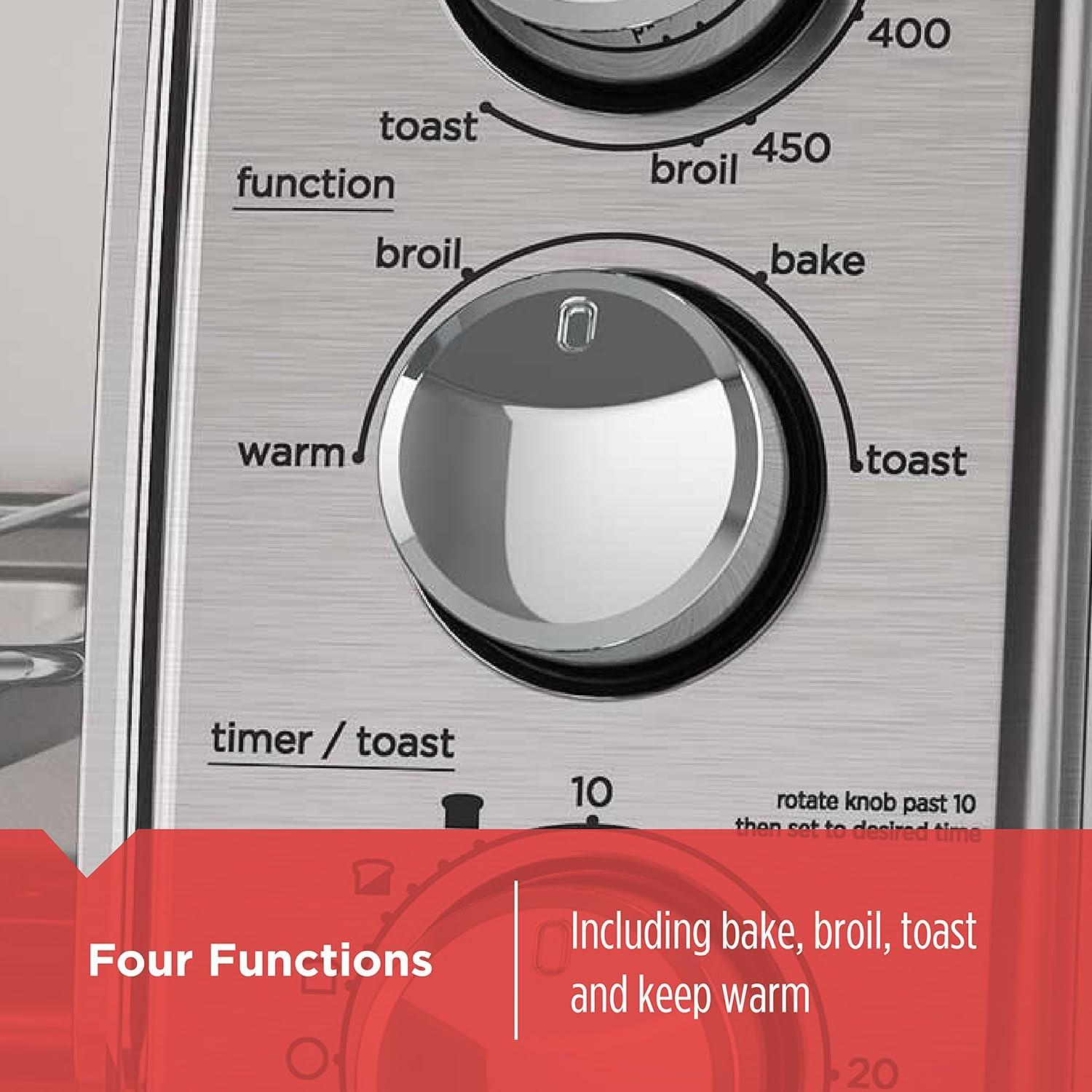 Horno Tostador 4 Rebanadas BLACK+DECKER TO1745SSG-1A Acero Inoxidable