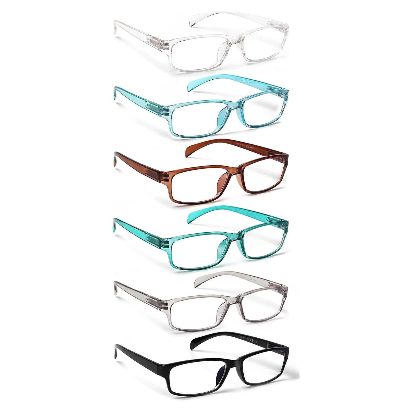 Gafas de lectura JOSCHOO 6 pack bloqueo luz azul unisex