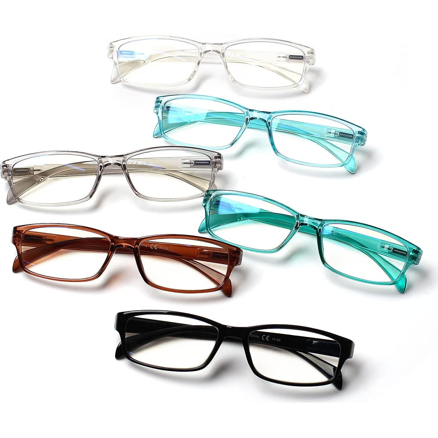 Gafas de lectura JOSCHOO 6 pack bloqueo luz azul unisex