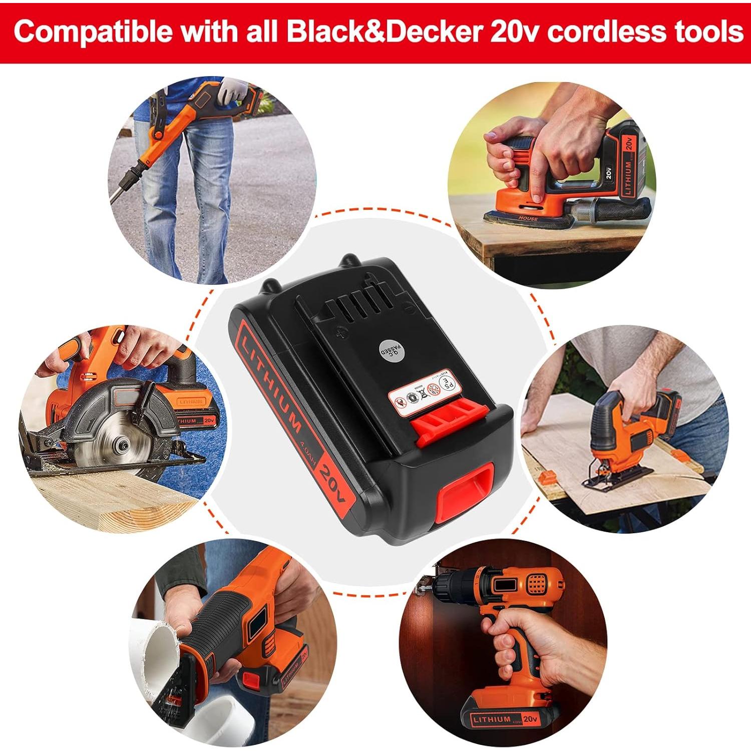 Batería 20V Akkopower Litio 4.0Ah 2 Paquete Compatible