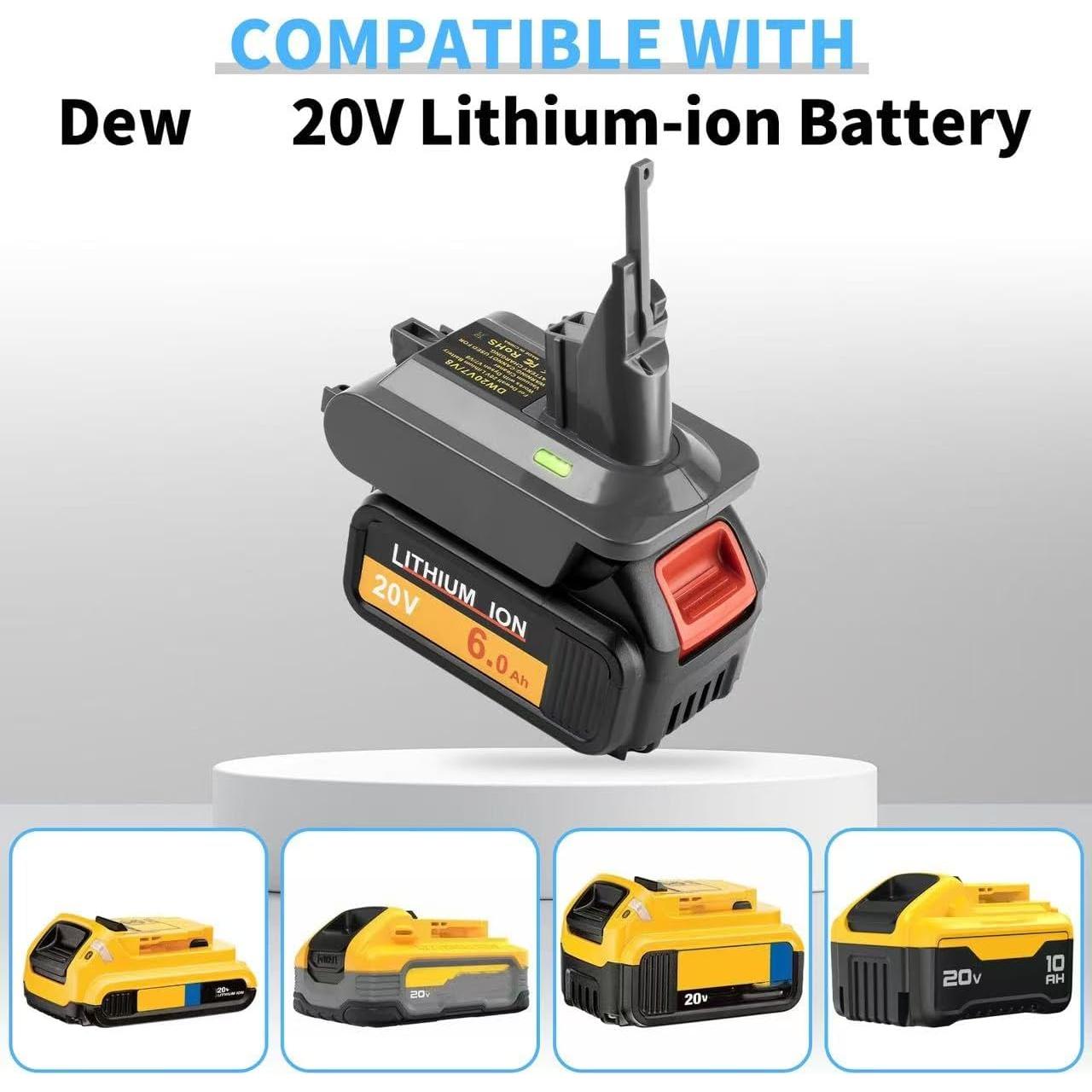 Adaptador V7 Lxljiad para Batería De-Walt 20V Compatible