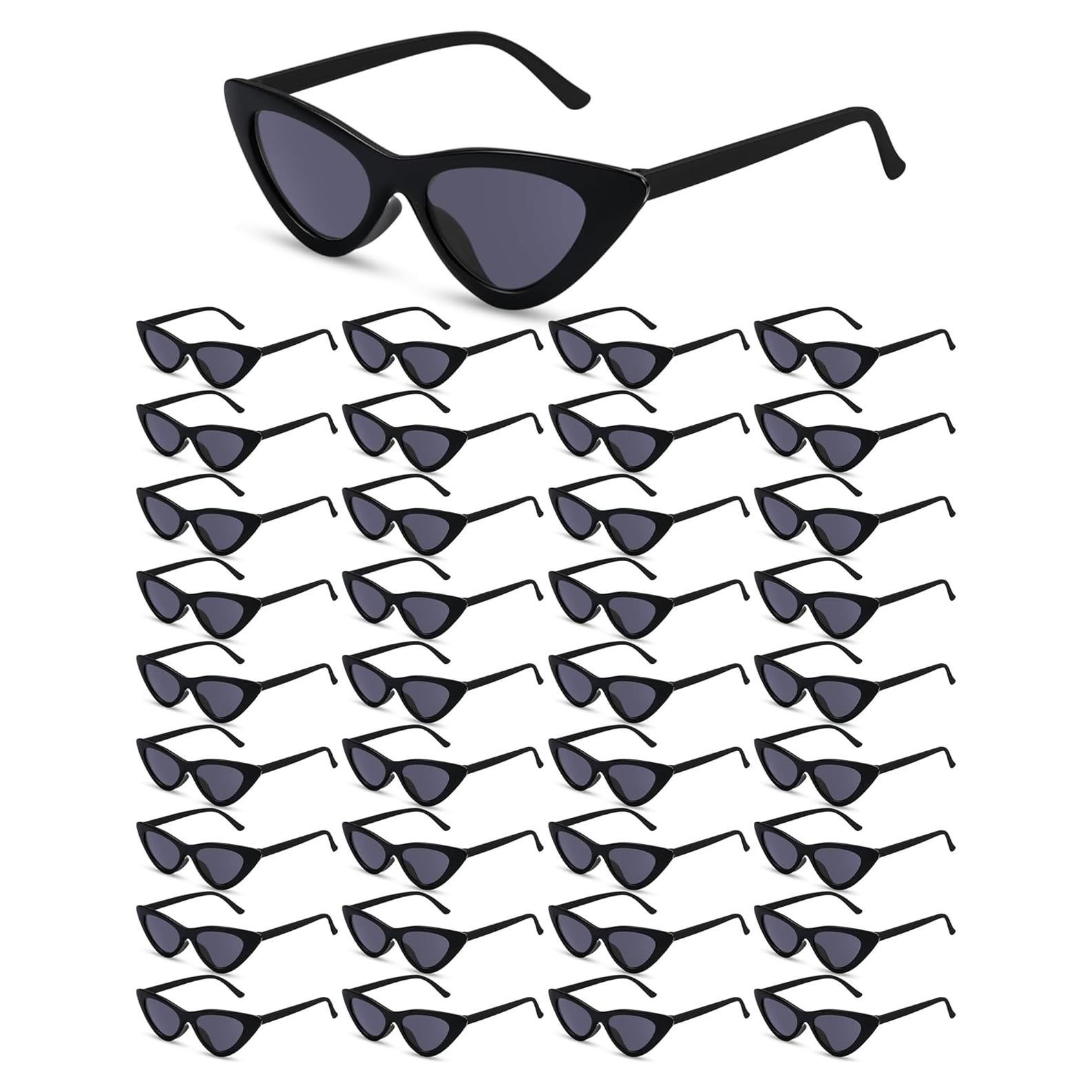 50 Pares de Gafas de Sol Retro Estilo Gato Tellegloww