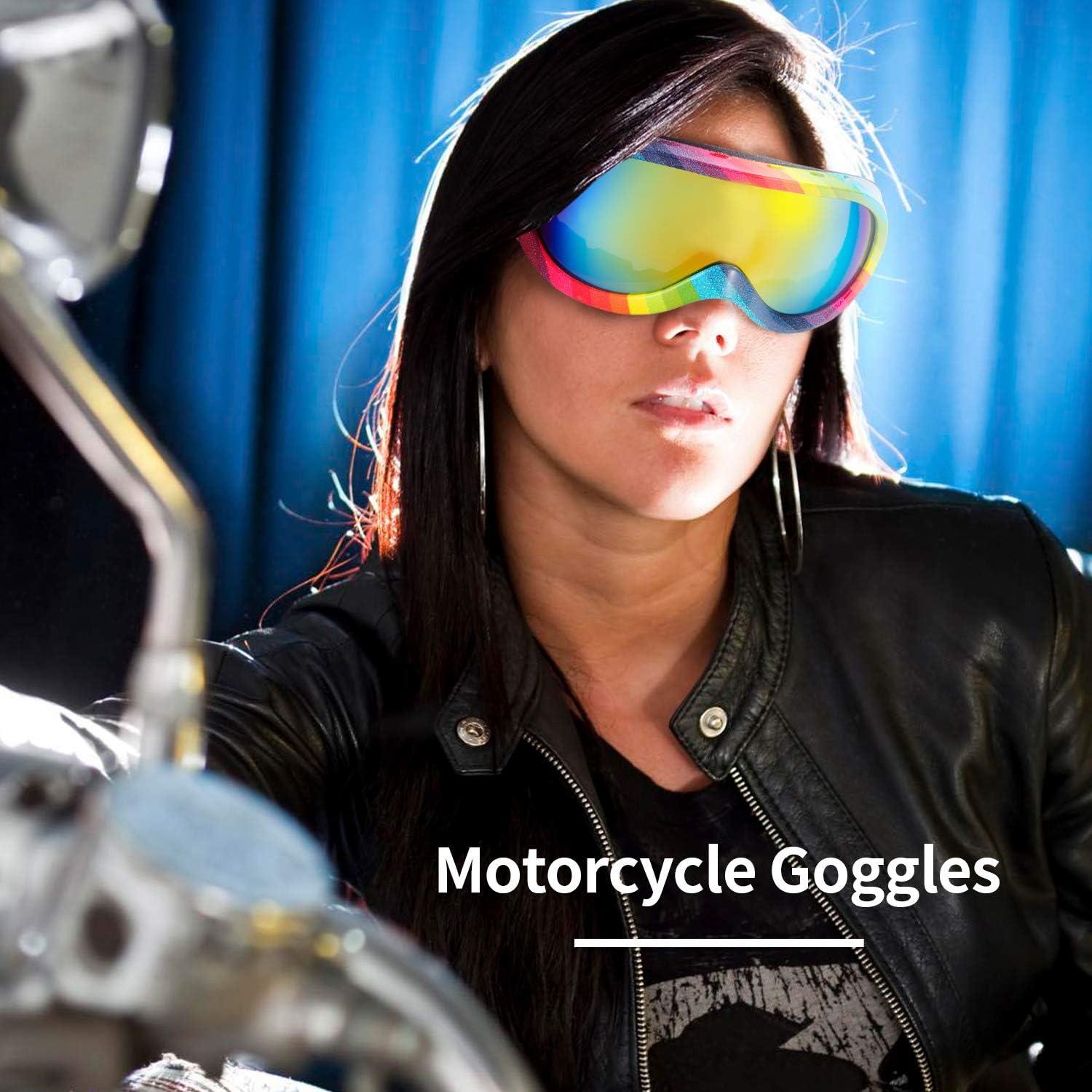 Ski Goggles, Pack of 2, Snowboard Goggles for Kids, Boys & Girls, Youth, Men