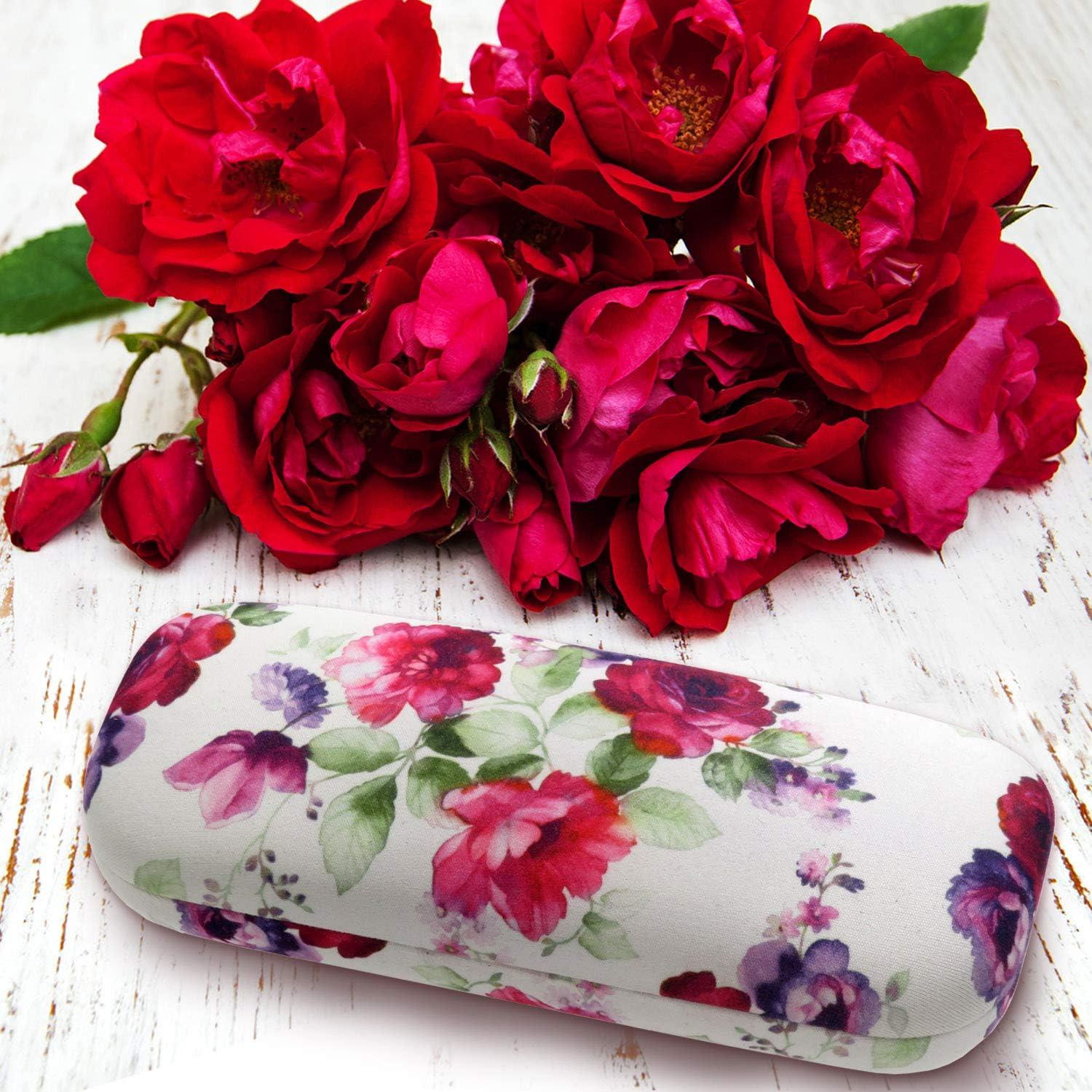 Estuche Duro para Gafas MyEyeglassCase Floral Rosa Arándano