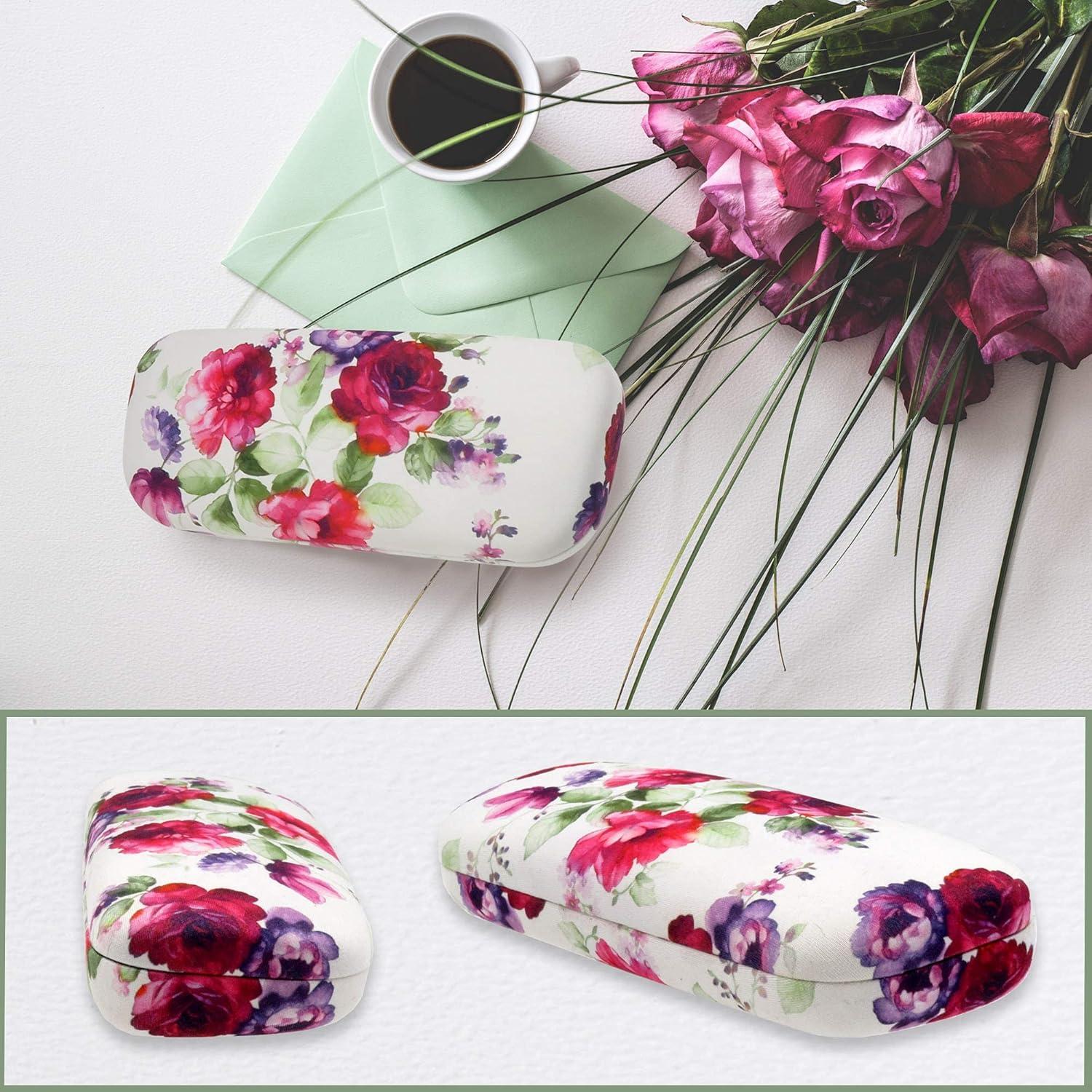 Estuche Duro para Gafas MyEyeglassCase Floral Rosa Arándano