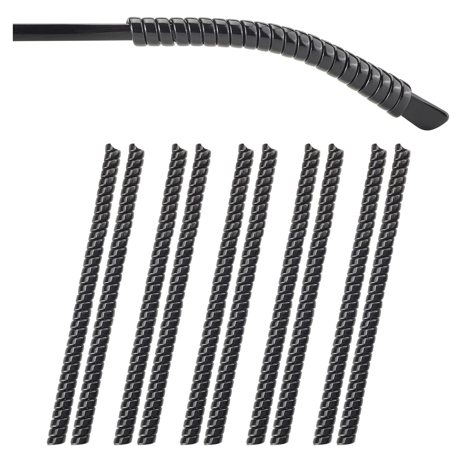 Cojines para orejas de gafas Omnful Tamaño L 5 pares negros