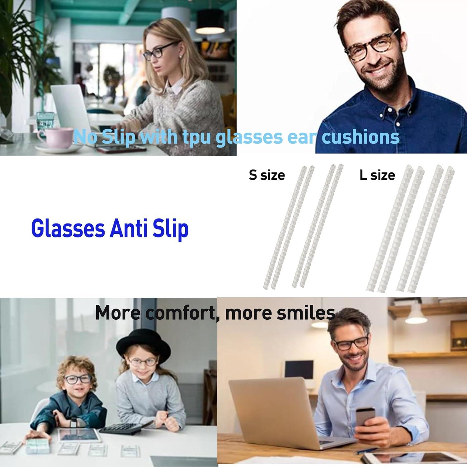 Cojines para orejas de gafas Omnful Tamaño S Transparente