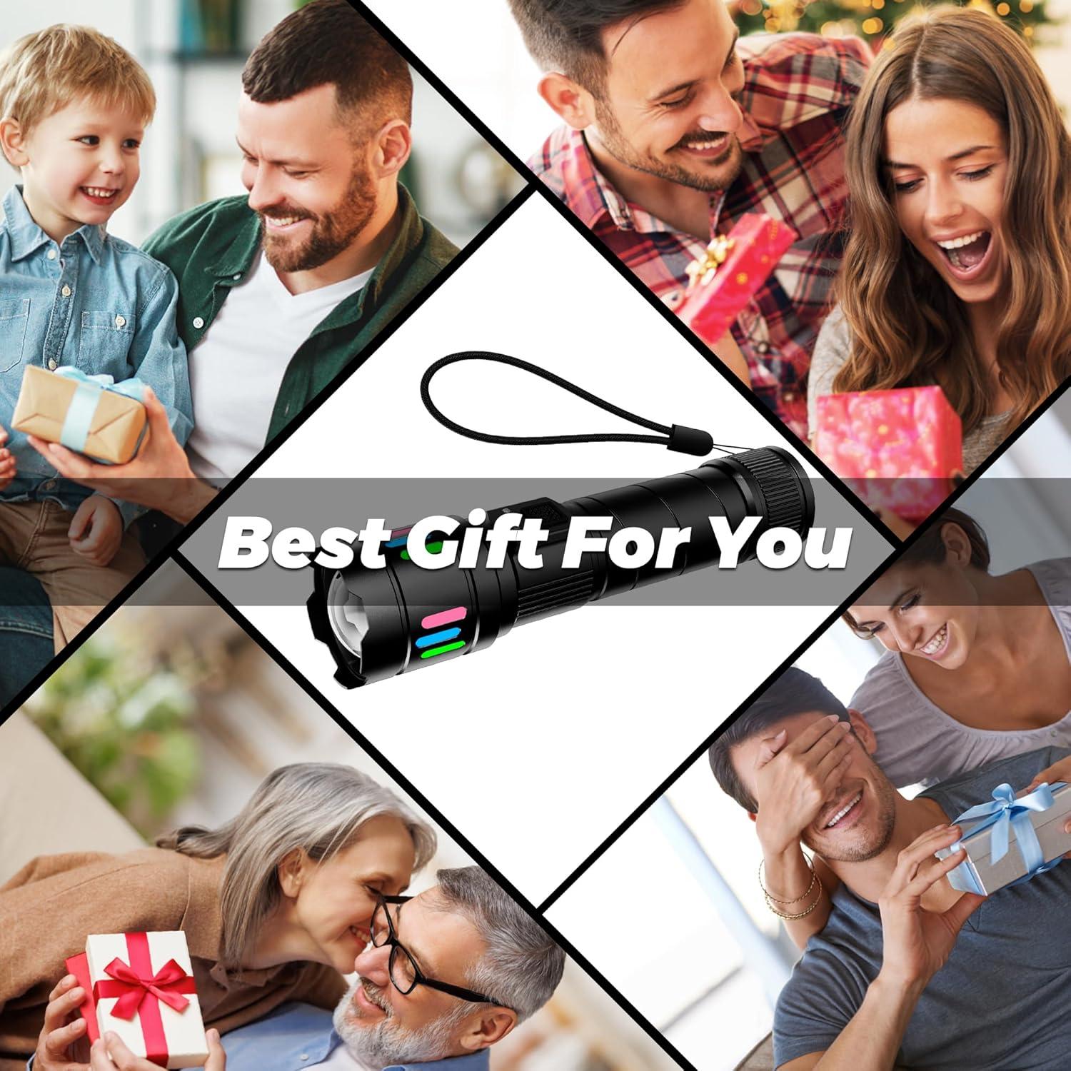 Linterna LED TIROFLX 1000000LM Zoomable IP67 3000mAh