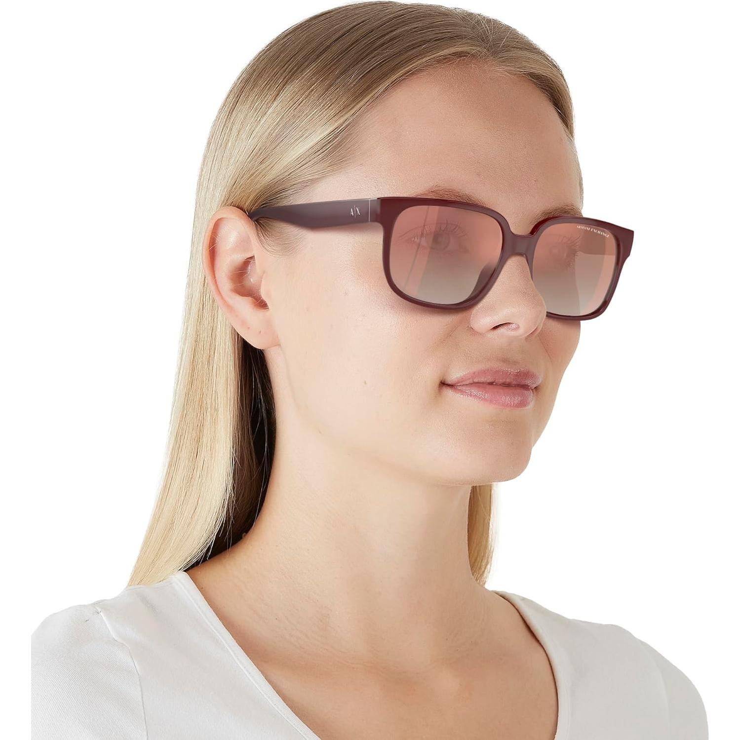 Gafas de sol cuadradas AX4136SU Armani Exchange para mujeres