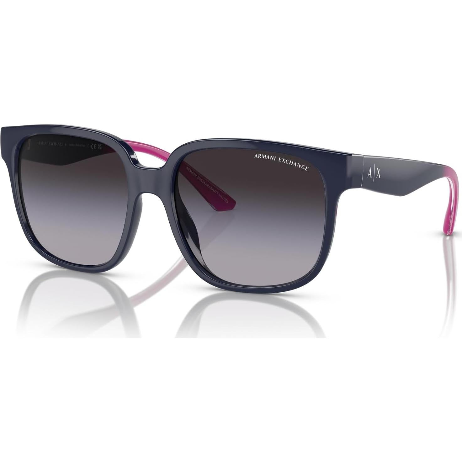 Gafas de sol cuadradas AX4136SU Armani Exchange mujeres