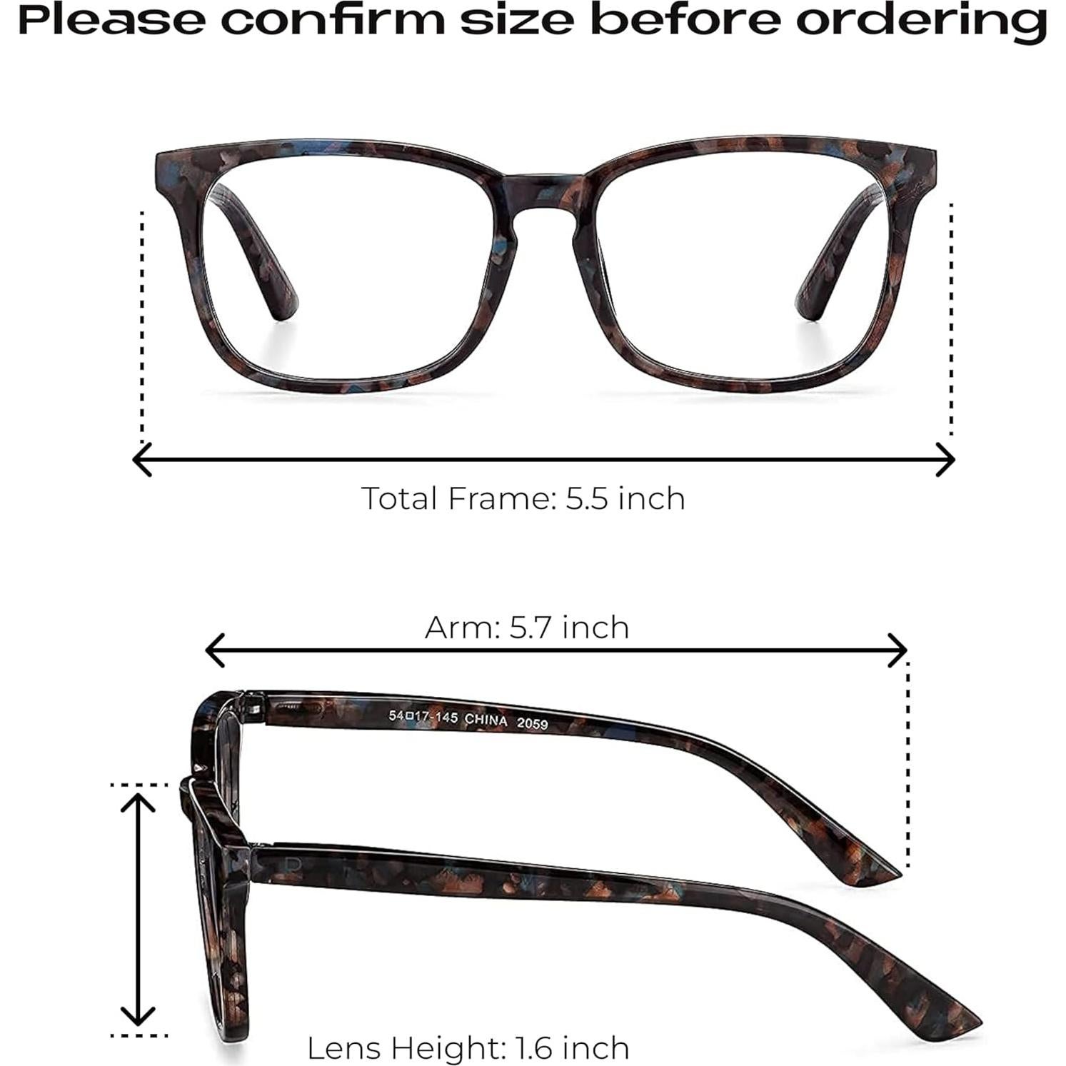 Gafas de lectura Readerest Granito 1.25x luz azul UV