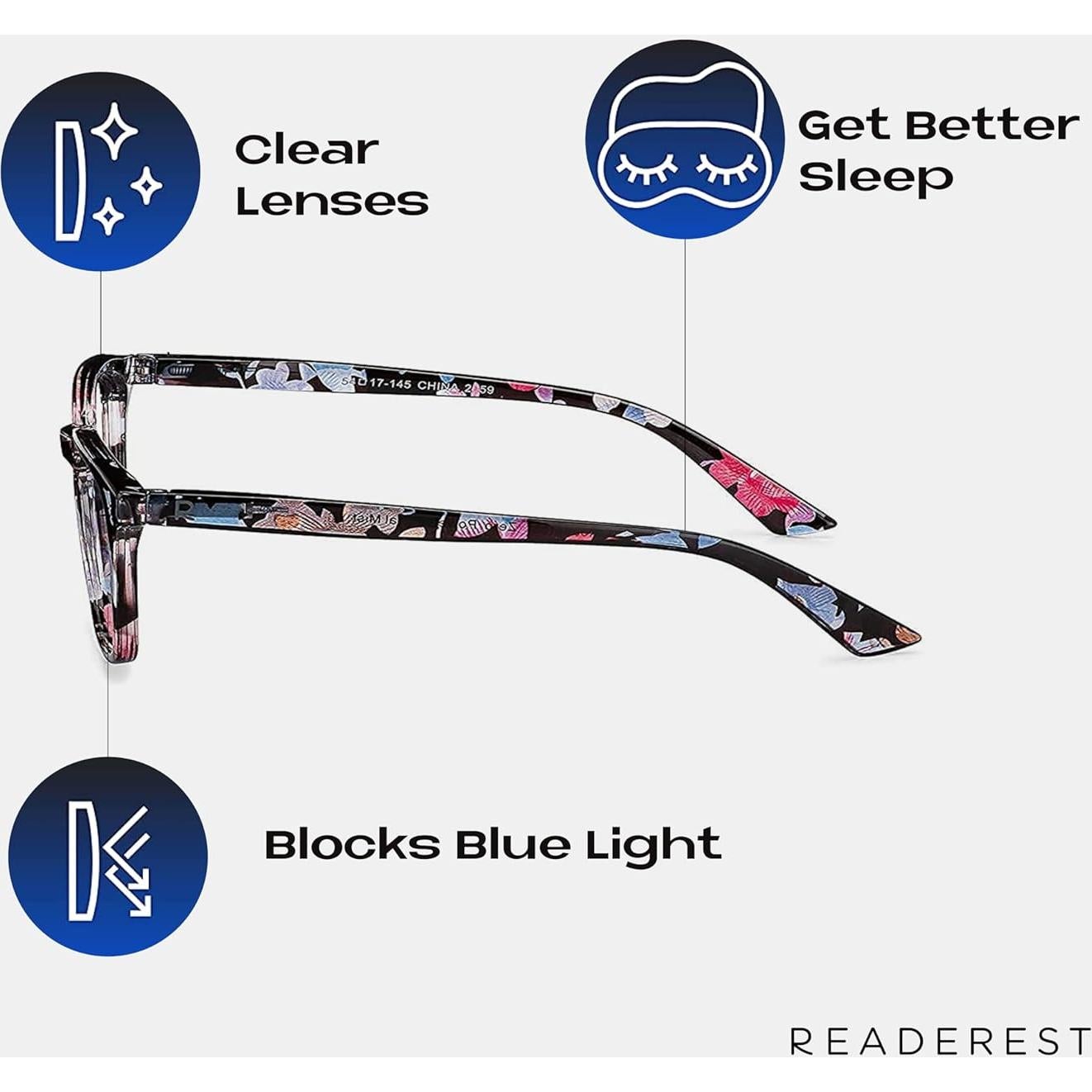 Gafas de Luz Azul Readerest Unisex 1.75x Antirreflejo
