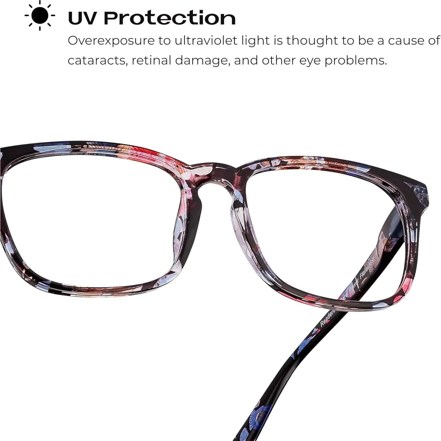 Gafas de lectura Readerest Floral 3.00 aumento antirreflejo