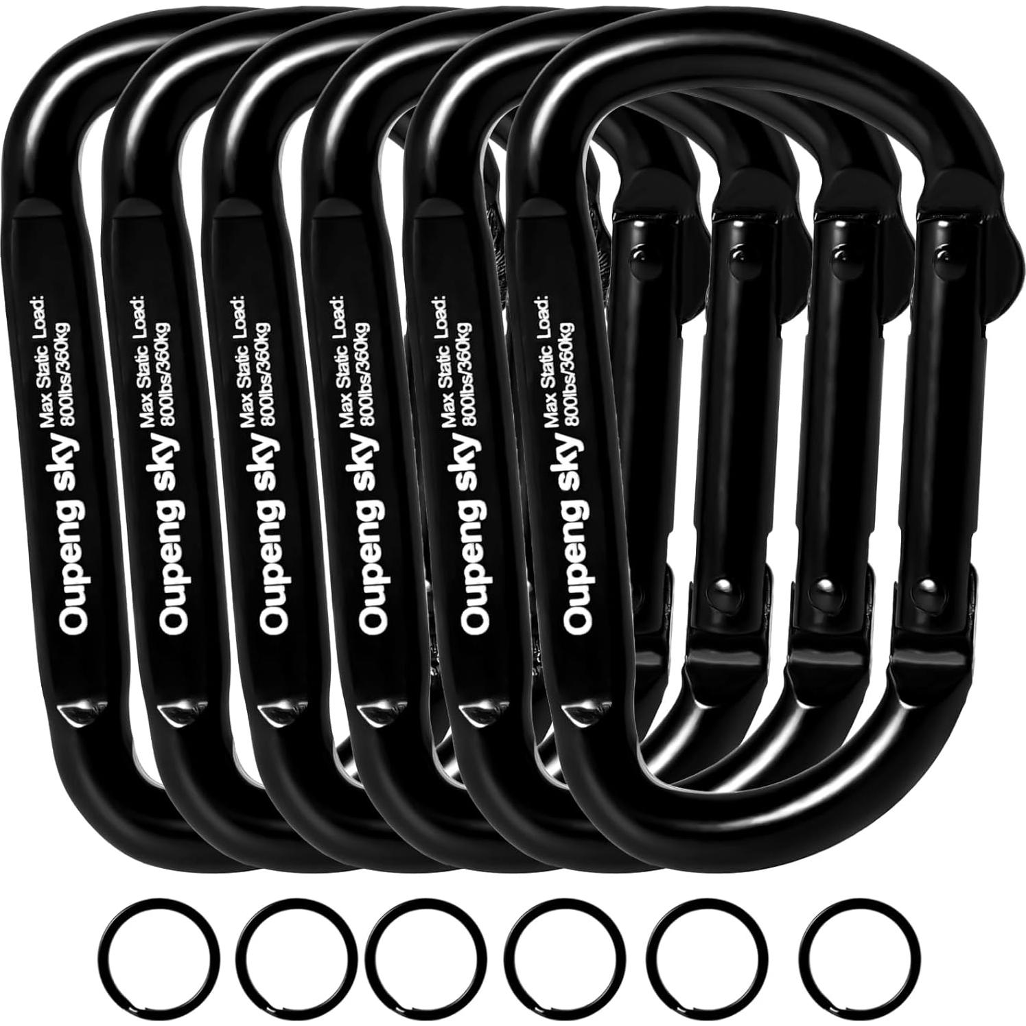 Clip de Carabinero Oupeng Sky 6pcs 800lbs Negro