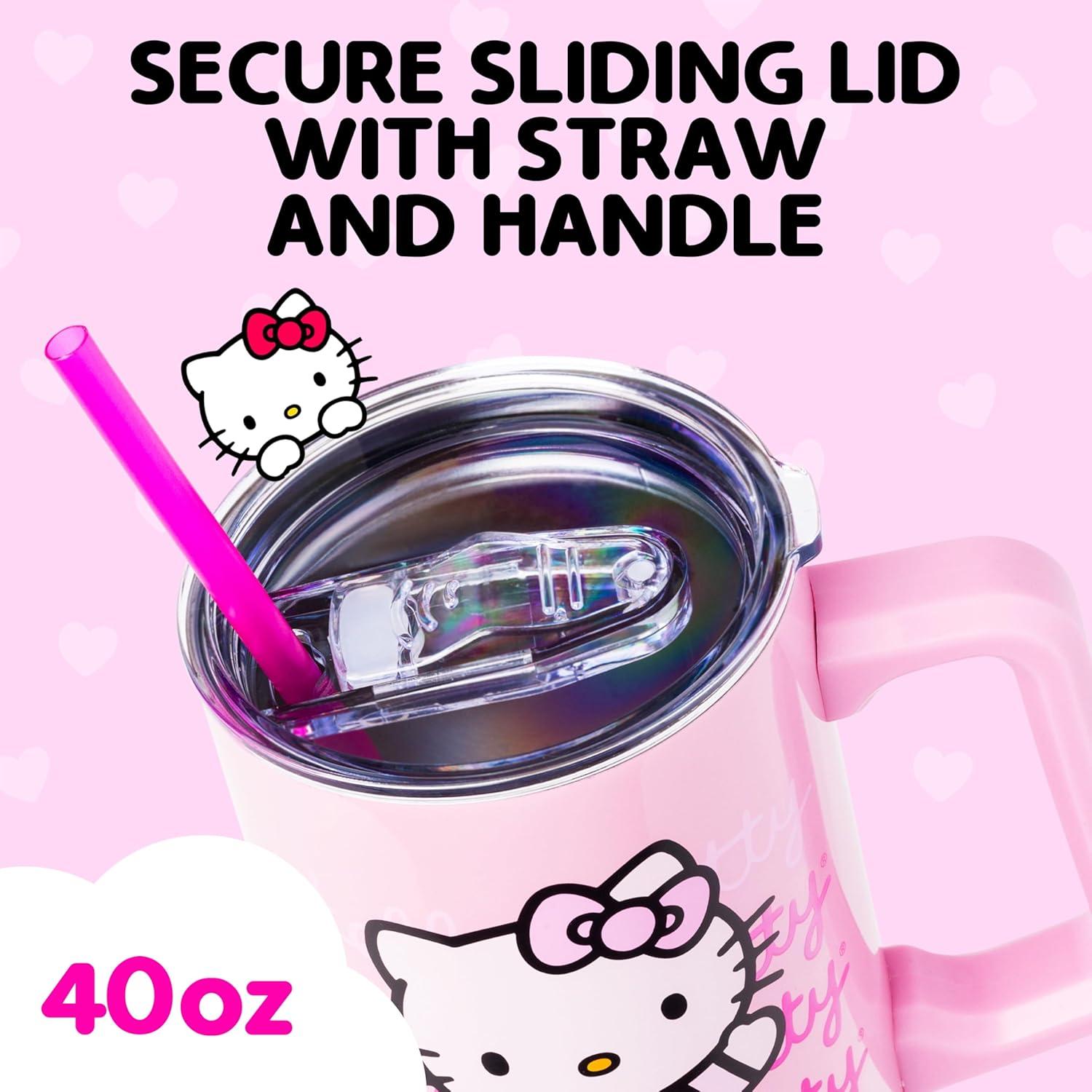 Taza de Acero Inoxidable Silver Buffalo Hello Kitty 1.18L