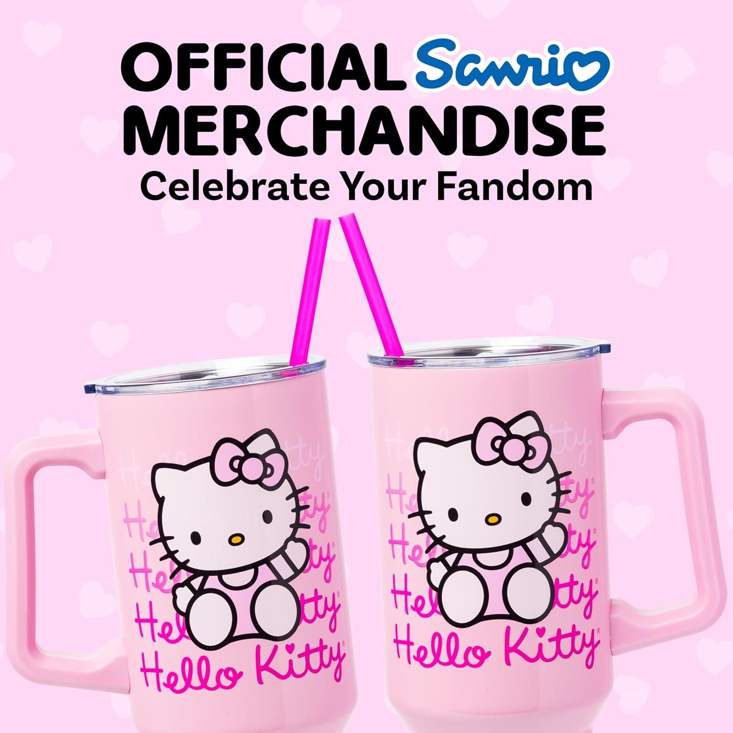 Taza de Acero Inoxidable Silver Buffalo Hello Kitty 1.18L