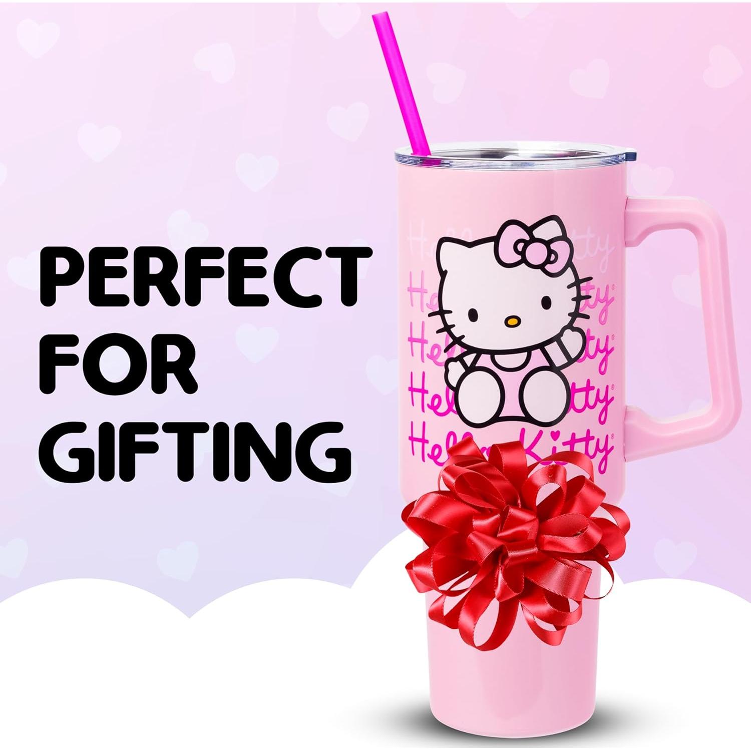 Taza de Acero Inoxidable Silver Buffalo Hello Kitty 1.18L