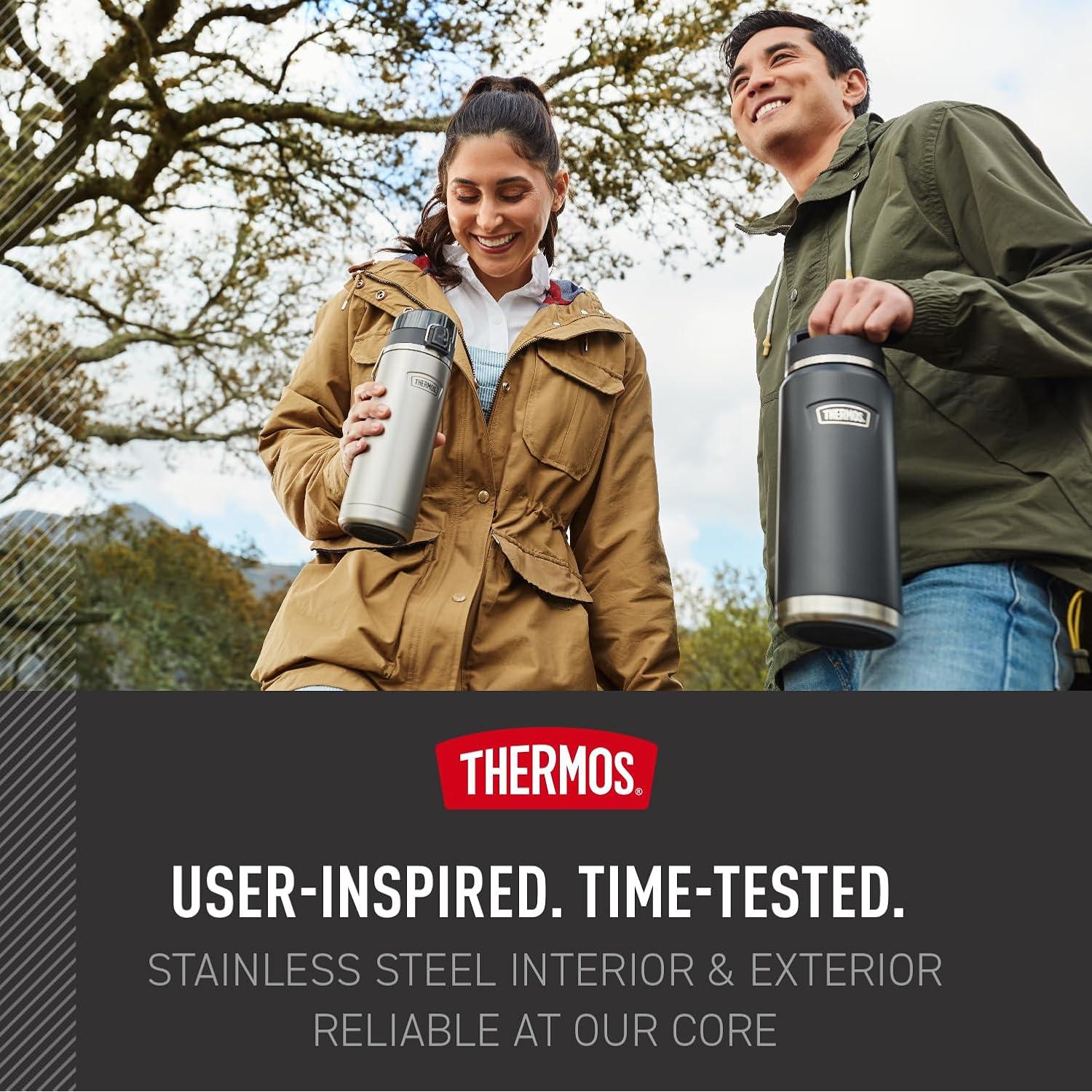 Botella de Agua THERMOS Serie Icon 0.71L Acero Mate