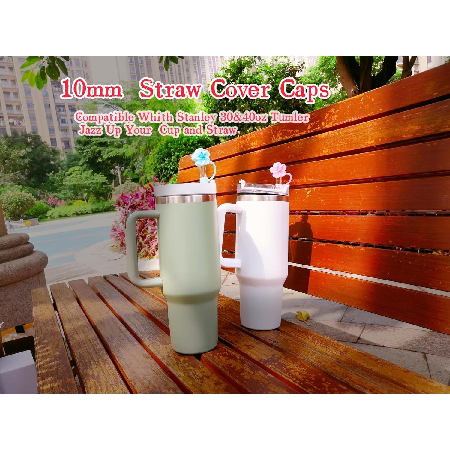 Tapa de Silicona para Pajitas c/ Cereza - Compatible con Stanley 30/40 oz