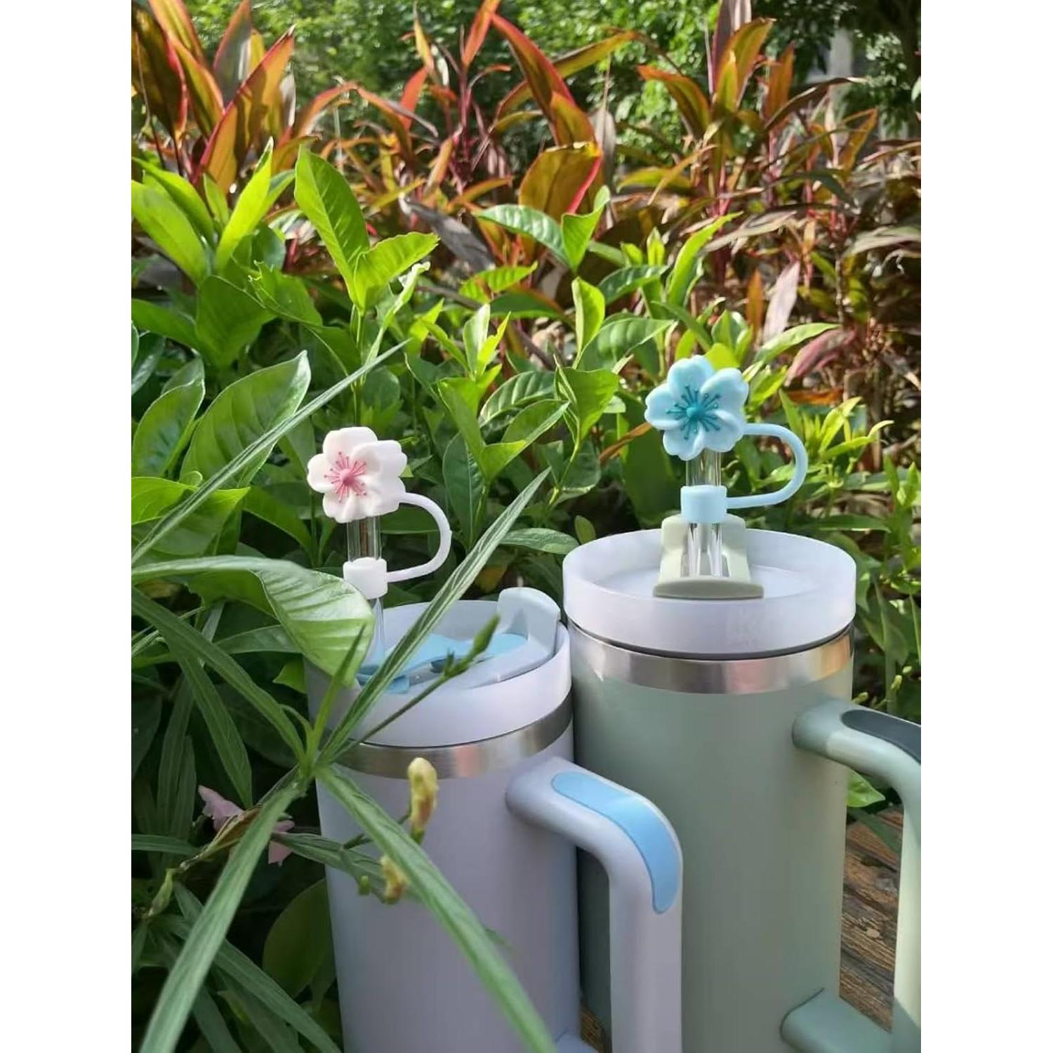 Tapa de Silicona para Pajitas c/ Cereza - Compatible con Stanley 30/40 oz