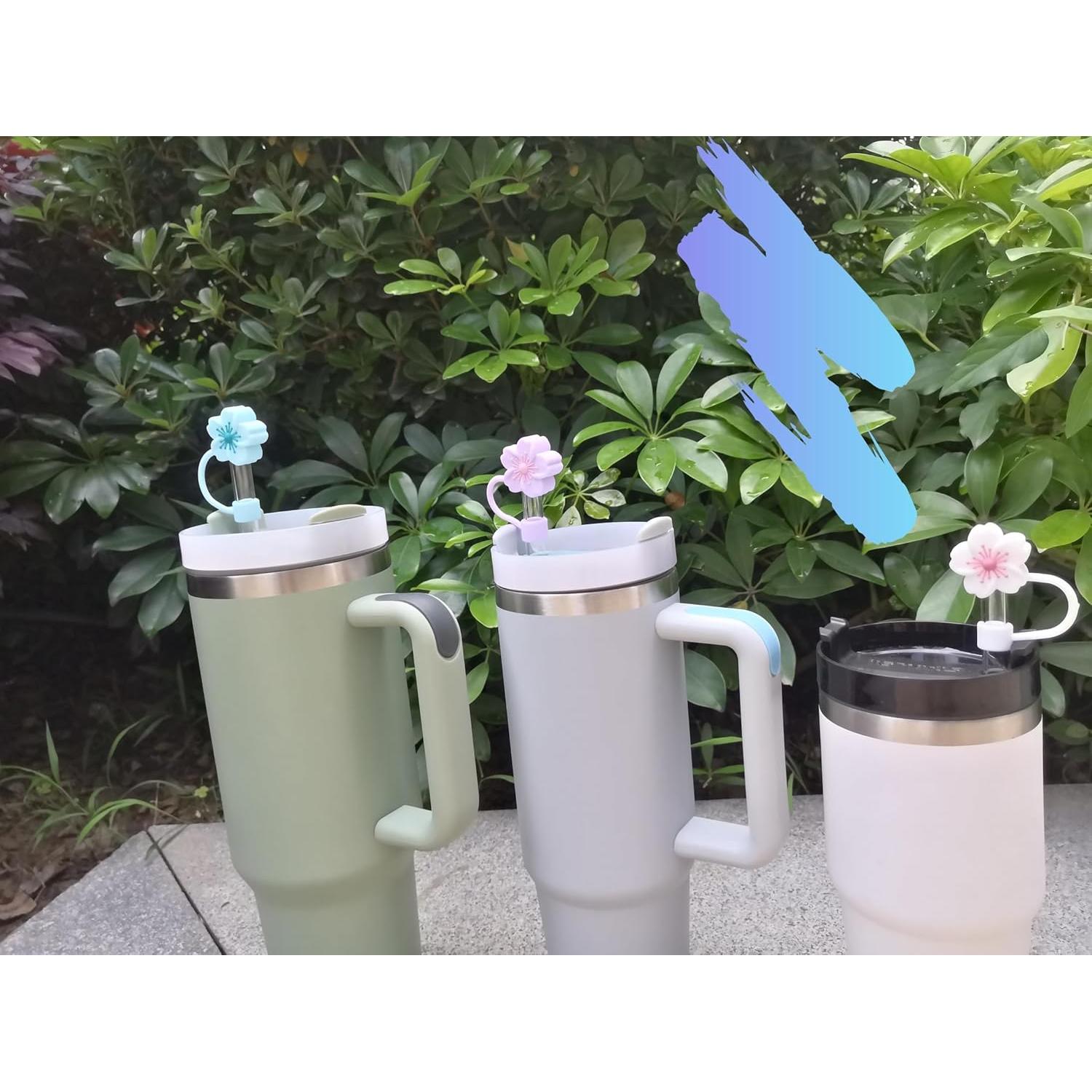 Tapa de Silicona para Pajitas c/ Cereza - Compatible con Stanley 30/40 oz