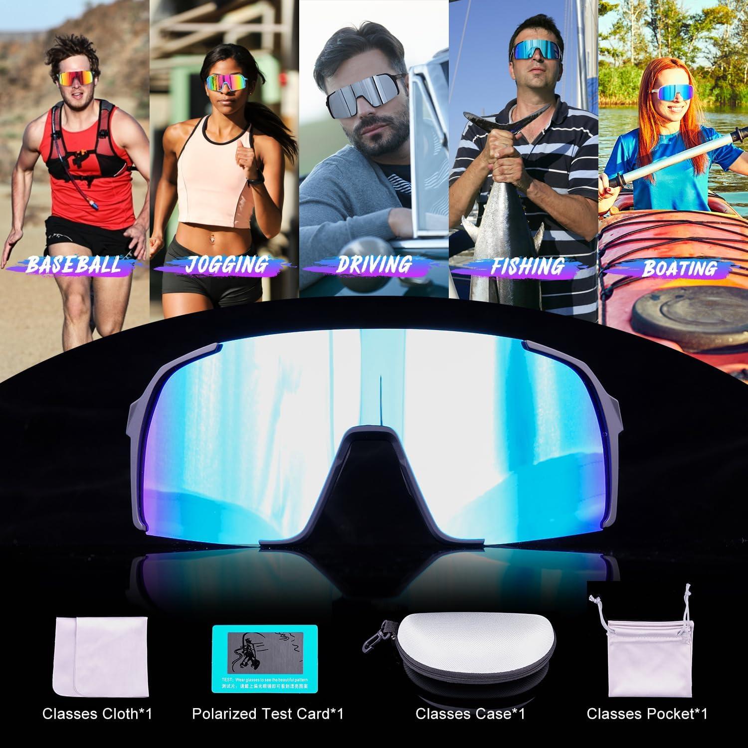 Gafas de sol polarizadas Semjar UV para deportes unisex