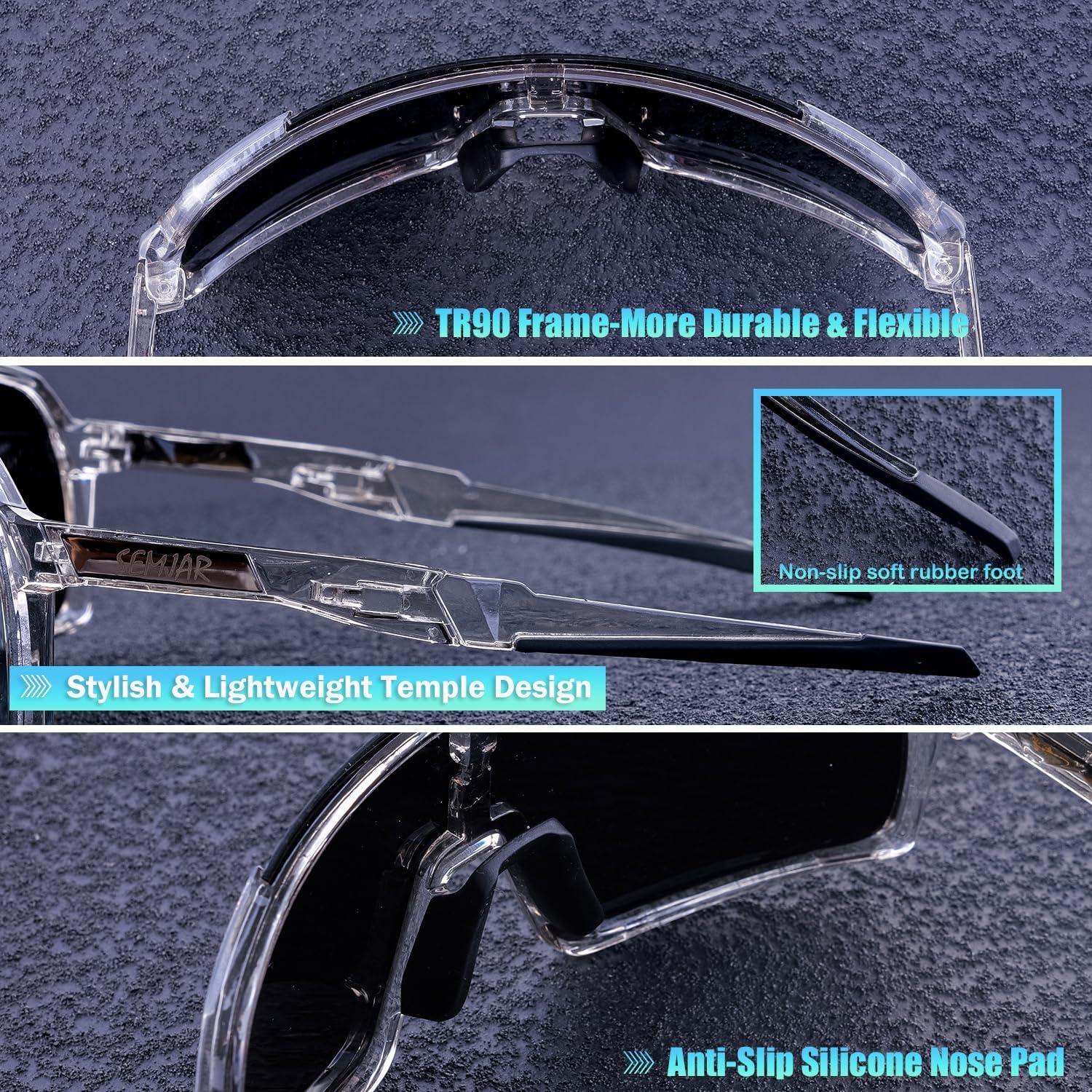 Gafas de sol polarizadas Semjar UV para deportes unisex