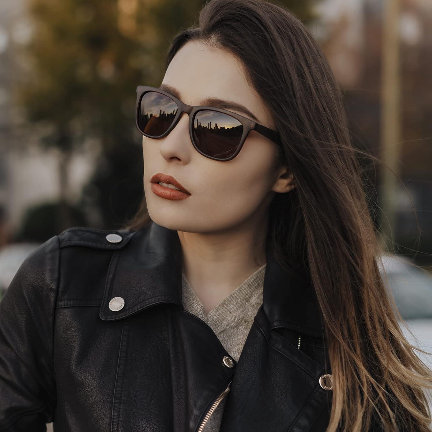 Gafas de sol polarizadas ZENOTTIC UV400 retro redondas unisex