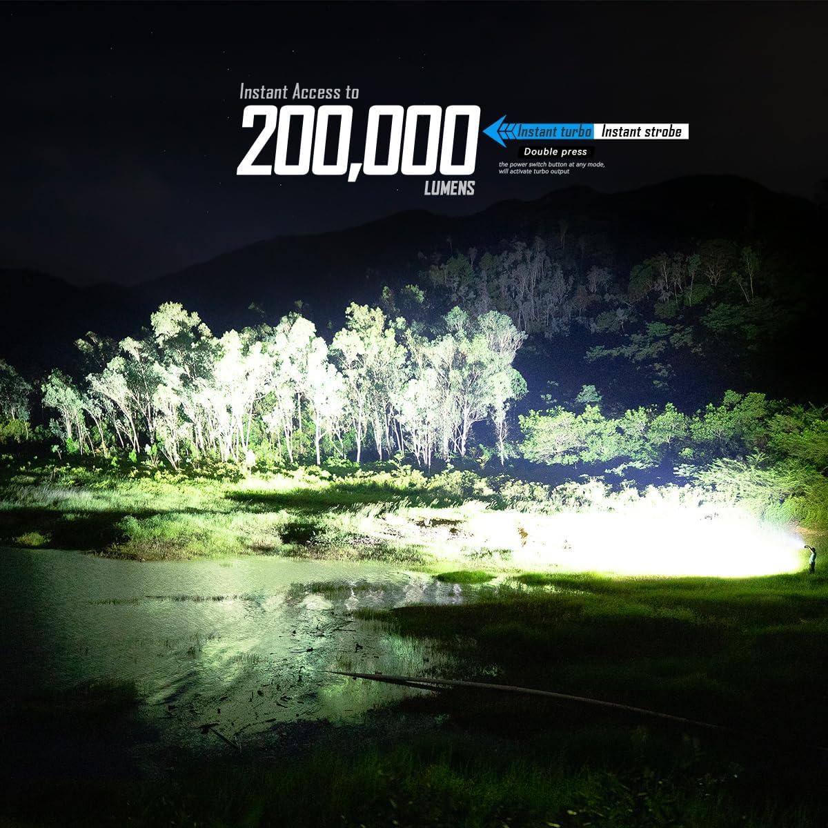 Linterna Imalent MS32 200000 Lúmenes Recargable Tipo-C