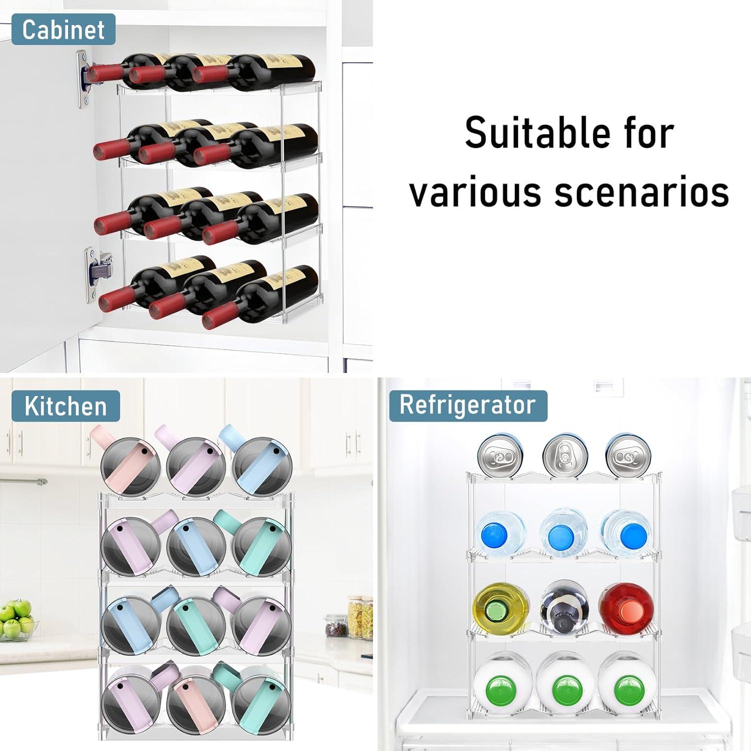 Organizador de Botellas HAILMAJOR para 12 Tazas Stanley 40 oz