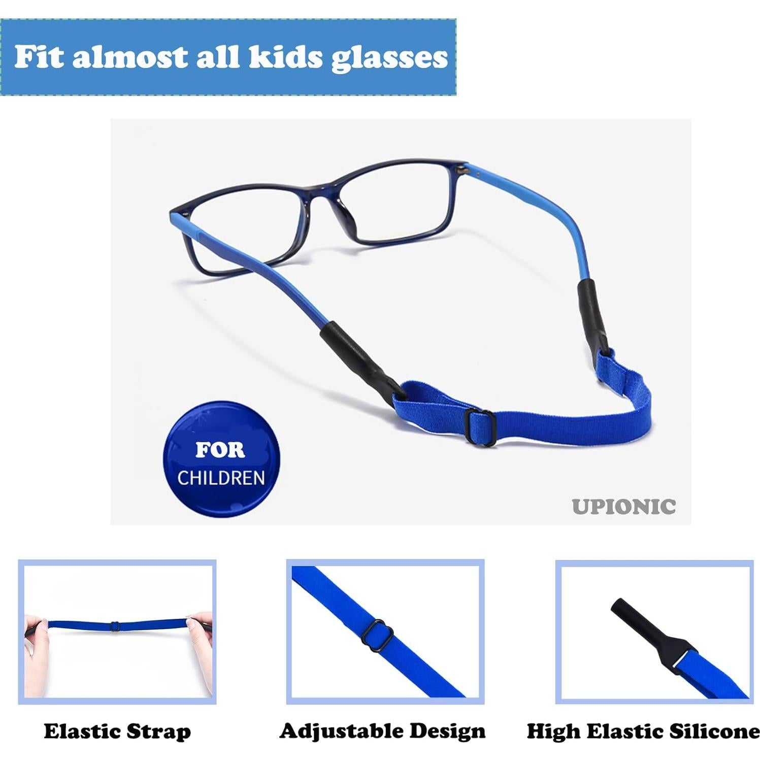 Correa Ajustable para Gafas UPIONIC 5 Pcs Niños Antideslizante