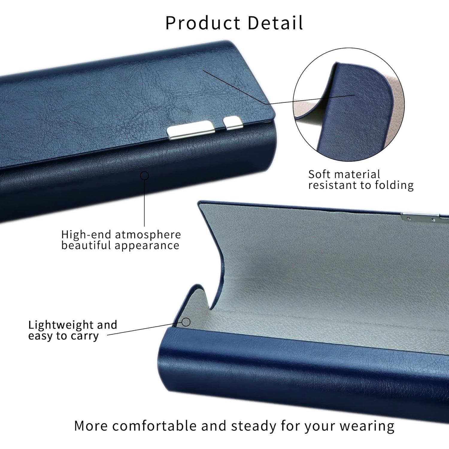 Estuche Duro VisionGlobal para Gafas de Sol y Lectura Azul