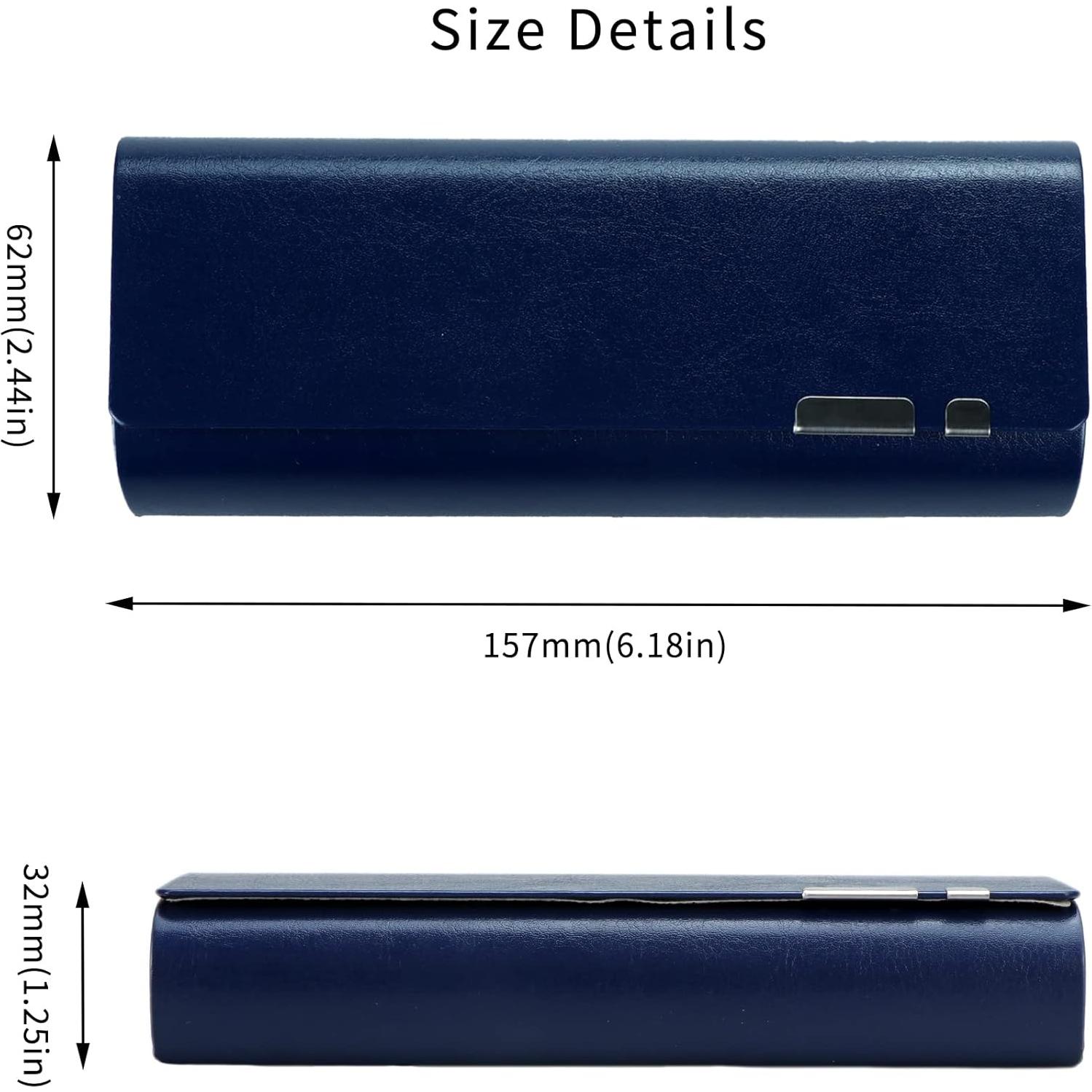 Estuche Duro VisionGlobal para Gafas de Sol y Lectura Azul