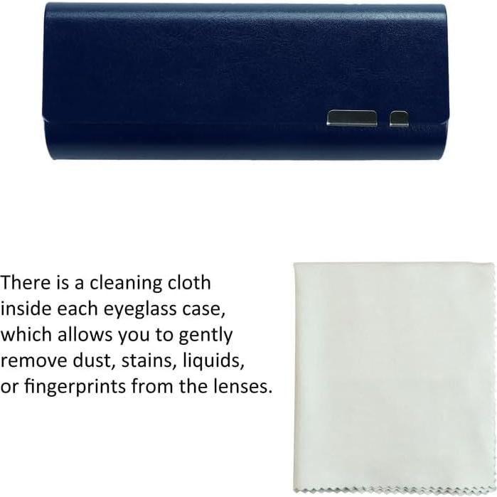 Estuche Duro VisionGlobal para Gafas de Sol y Lectura Azul