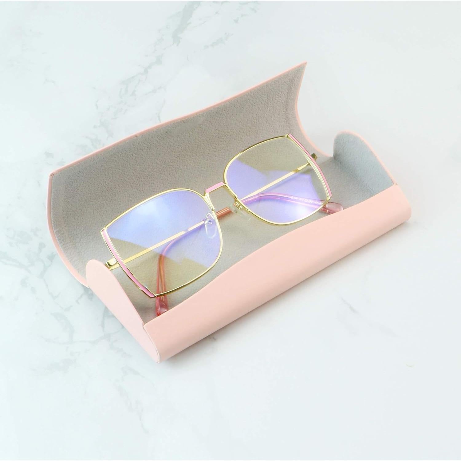 Estuche Duro VisionGlobal para Gafas de Sol Universal Rosa