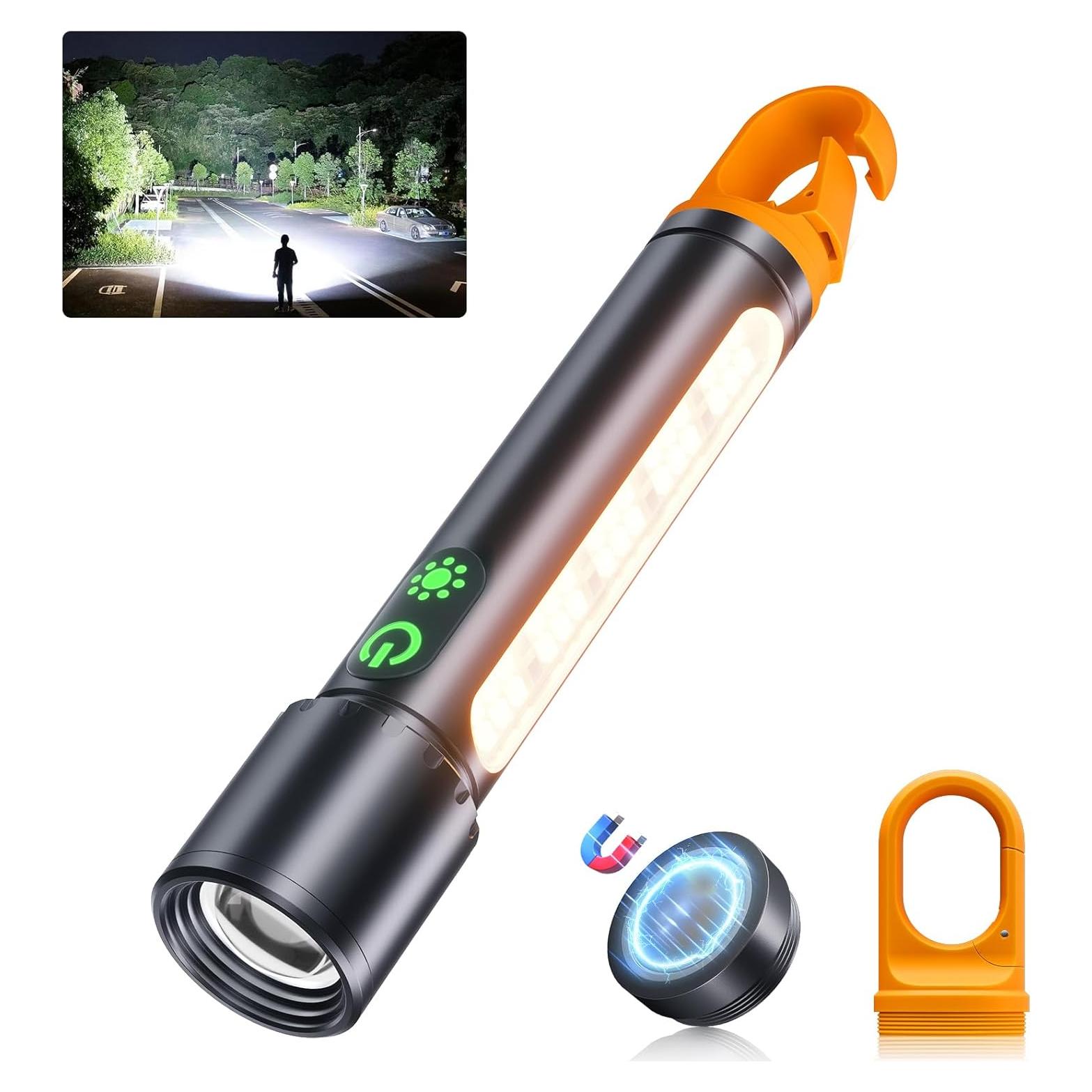 Linterna LED ADDplus 990000 Lúmenes Recargable 5000mAh