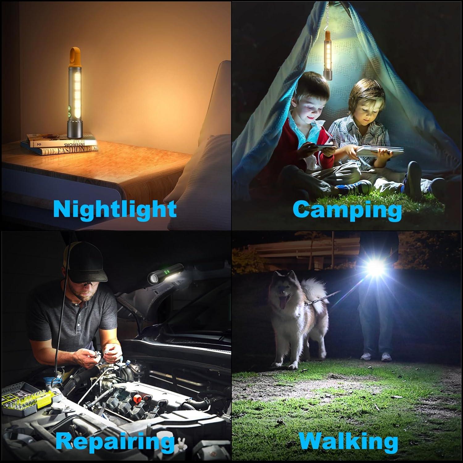 Linterna LED ADDplus 990000 Lúmenes Recargable 5000mAh