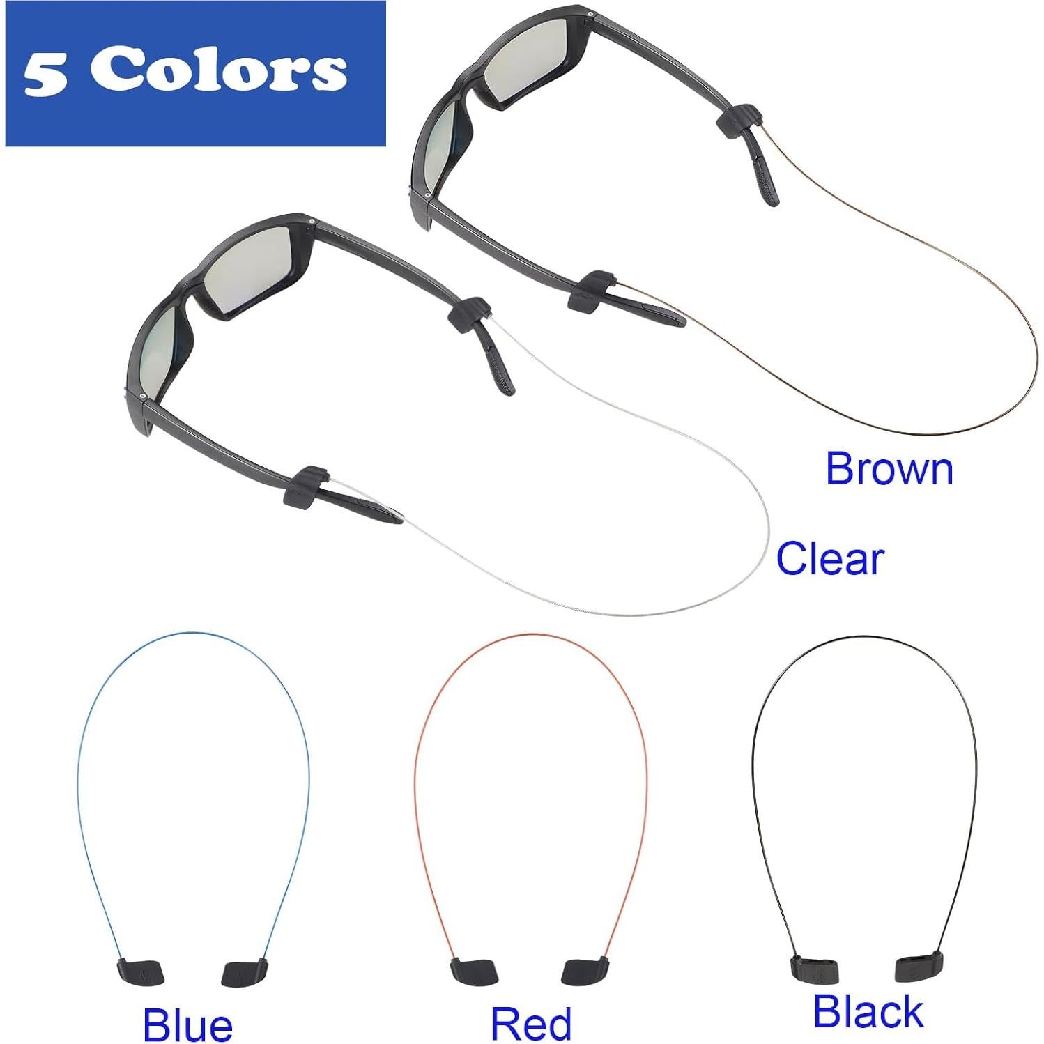 Correa para Gafas Omnful con 2 Agujeros - Transparente