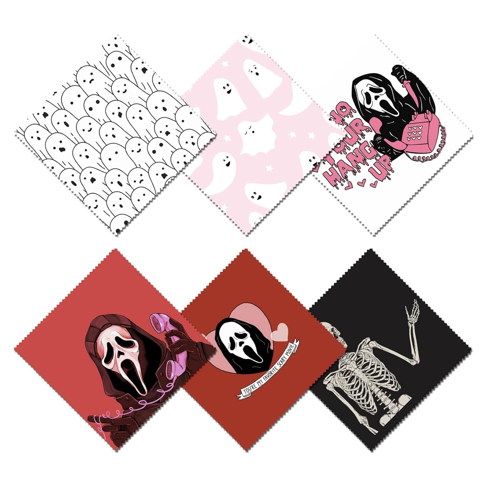 Paño de limpieza de gafas BHAHB 6 PCS microfibra 16x16 cm