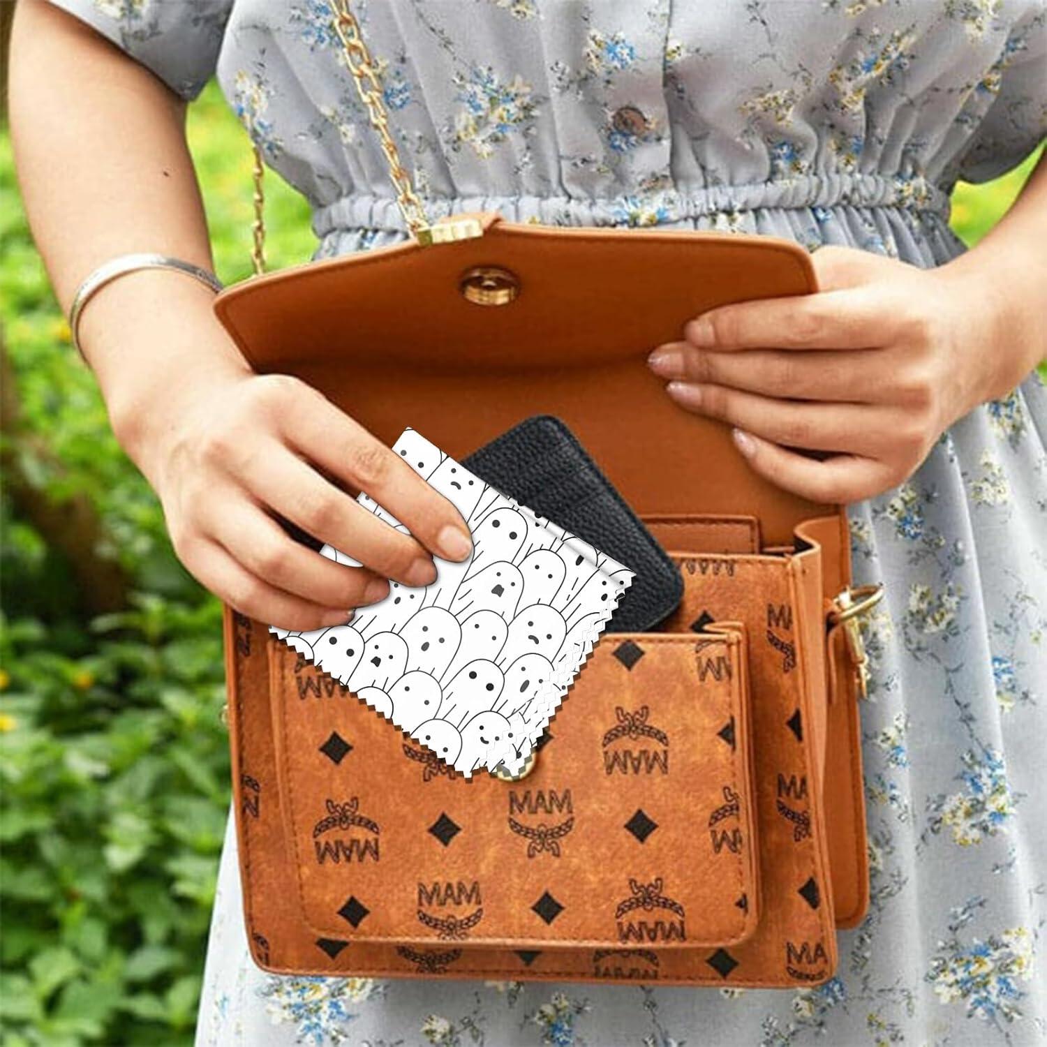 Paño de limpieza de gafas BHAHB 6 PCS microfibra 16x16 cm