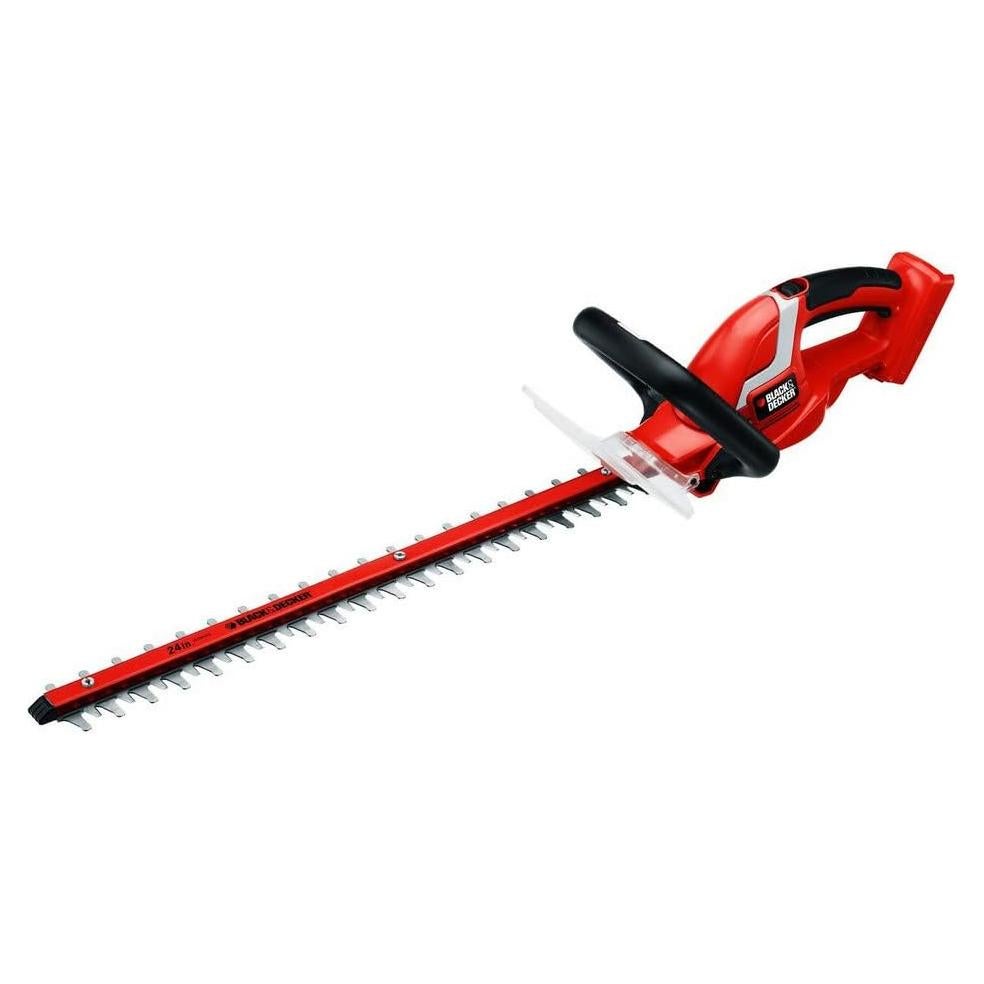 BLACK+DECKER 40V MAX* 24 in. cordless hedge trimmer with POWERDRIVE, Tool Only (LHT2436B)
