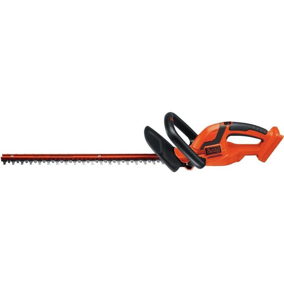 BLACK+DECKER 40V MAX* 24 in. cordless hedge trimmer with POWERDRIVE, Tool Only (LHT2436B)