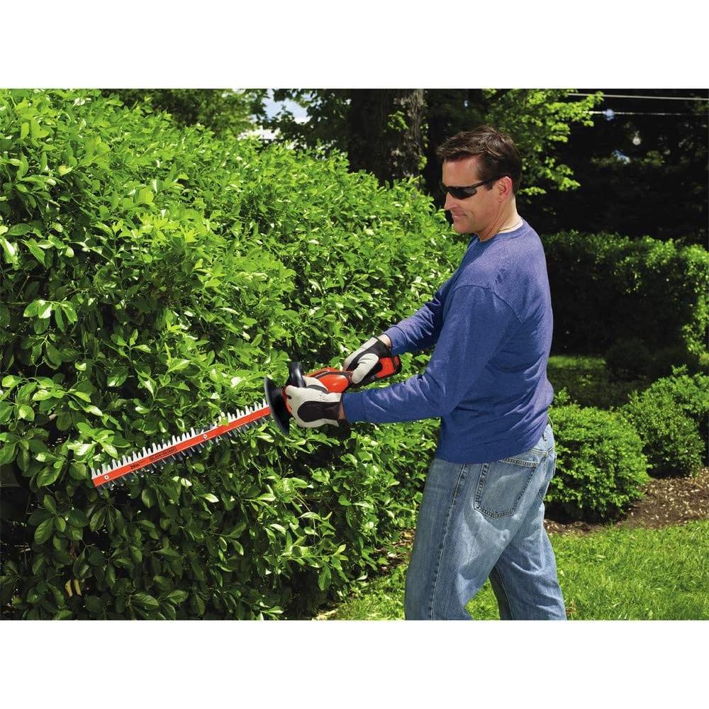 BLACK+DECKER 40V MAX* 24 in. cordless hedge trimmer with POWERDRIVE, Tool Only (LHT2436B)