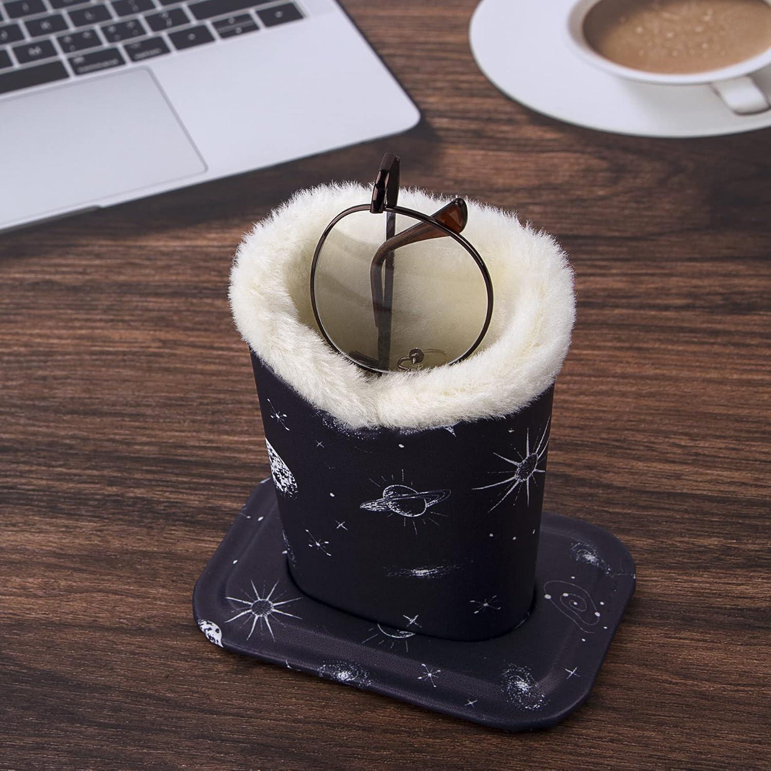 Soporte de Gafas PG6 de Peluche Suave con Funda Protectora