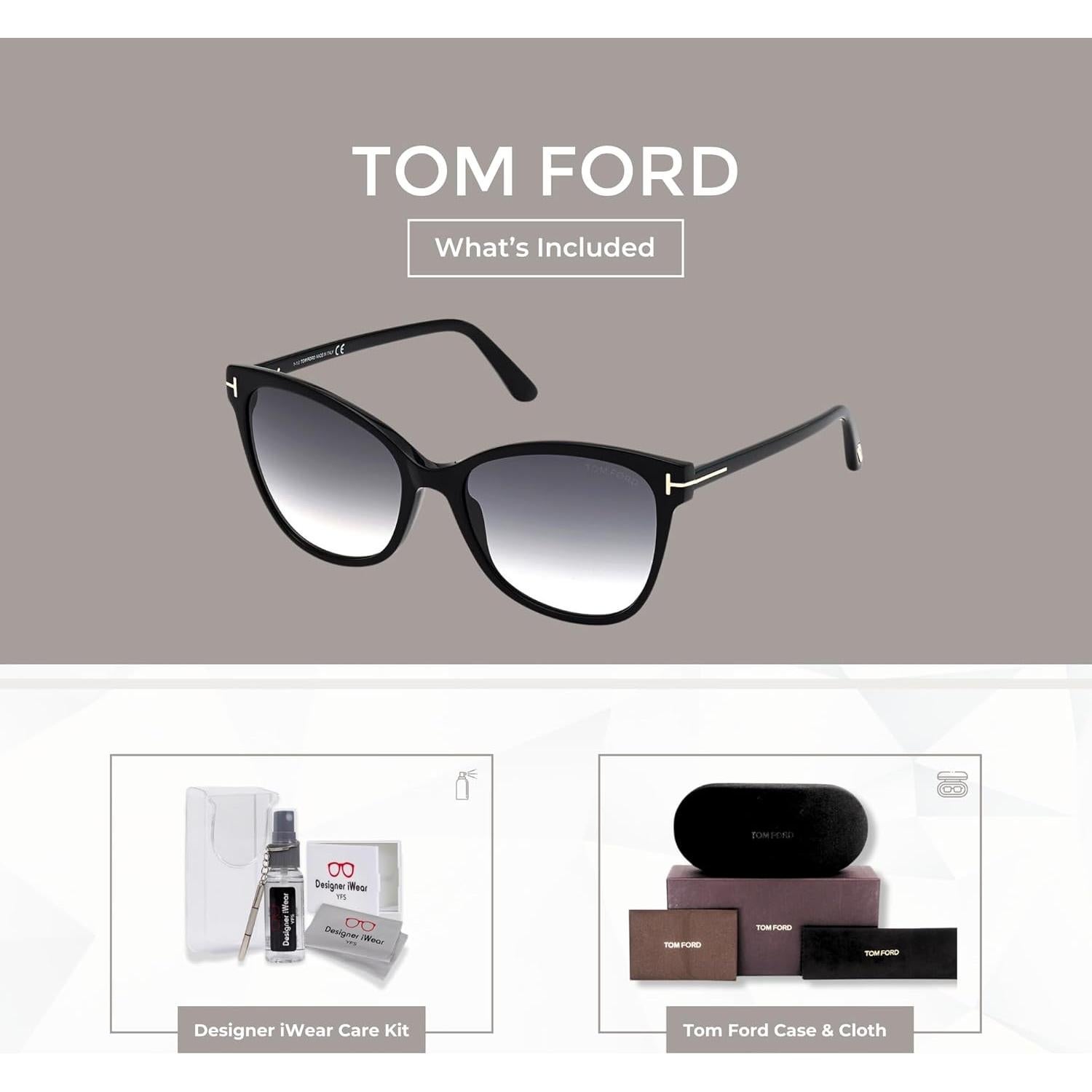 Gafas de sol Tom Ford Gia FT0844 Ojo de Gato + Kit iWear