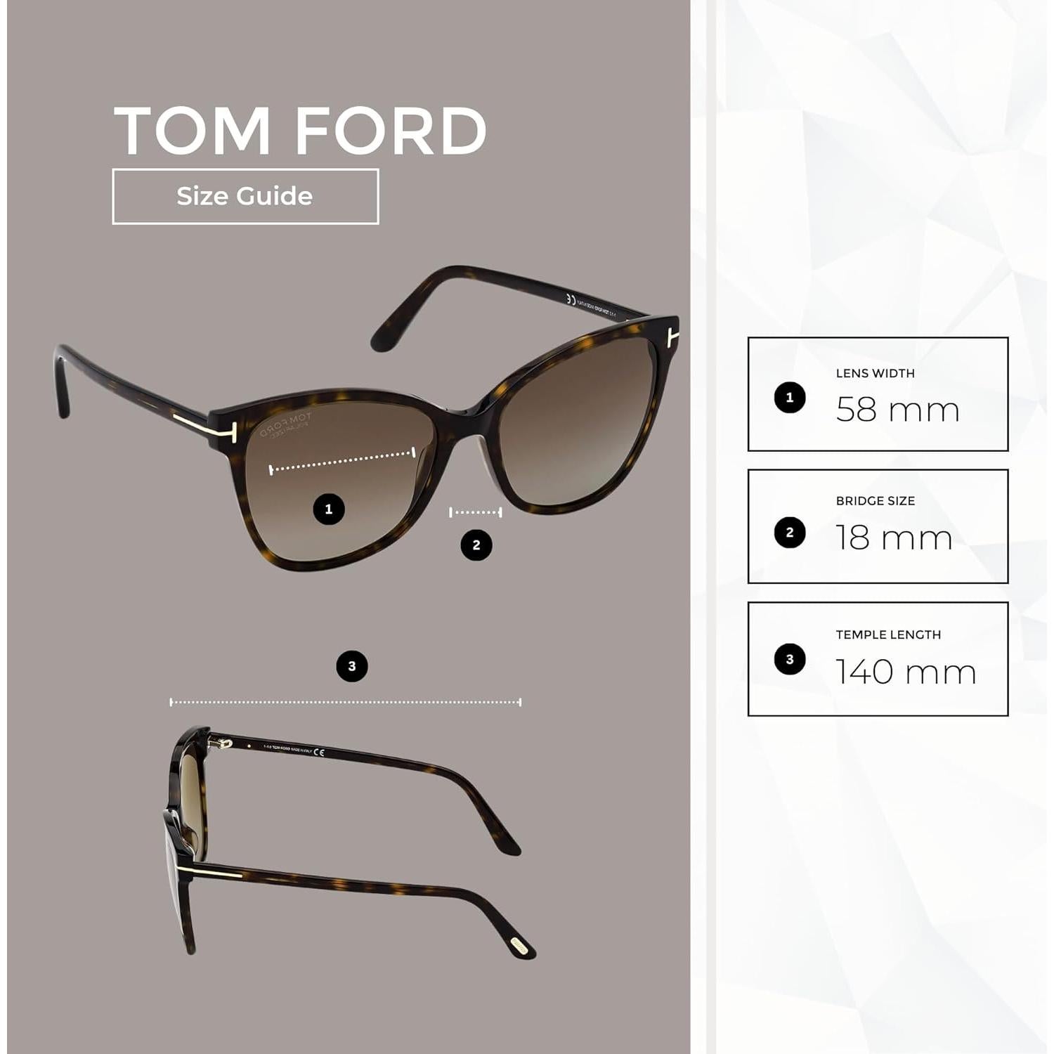 Gafas de sol Tom Ford Gia FT0844 Mujeres + Kit iWear