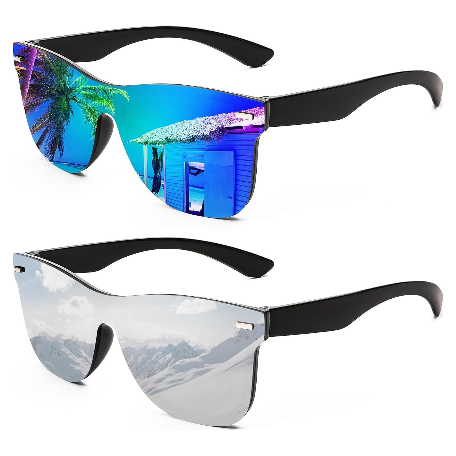 Gafas de Sol Espejadas FEISEDY B4114 UV400 Unisex