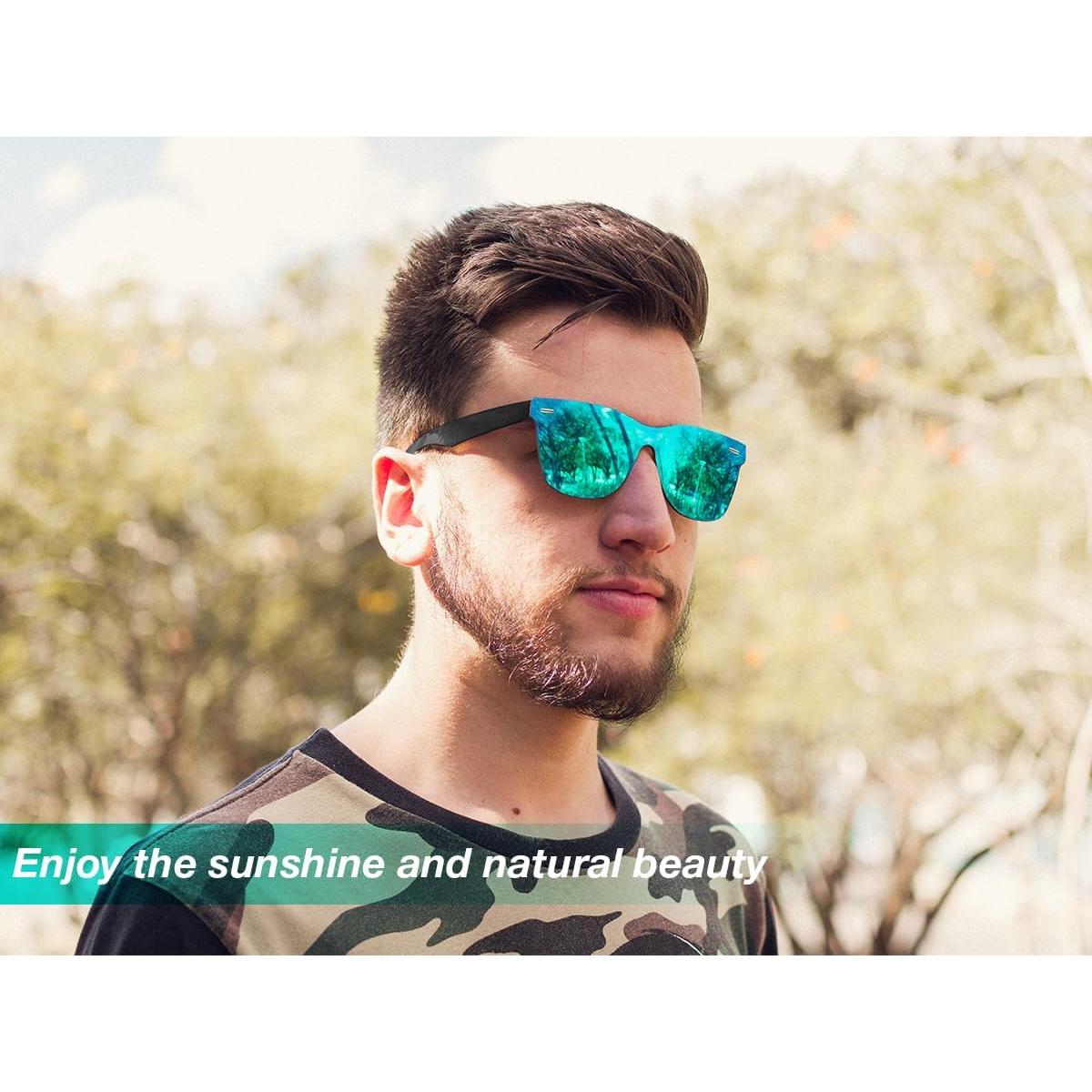 Gafas de Sol Espejadas FEISEDY B4114 UV400 Unisex